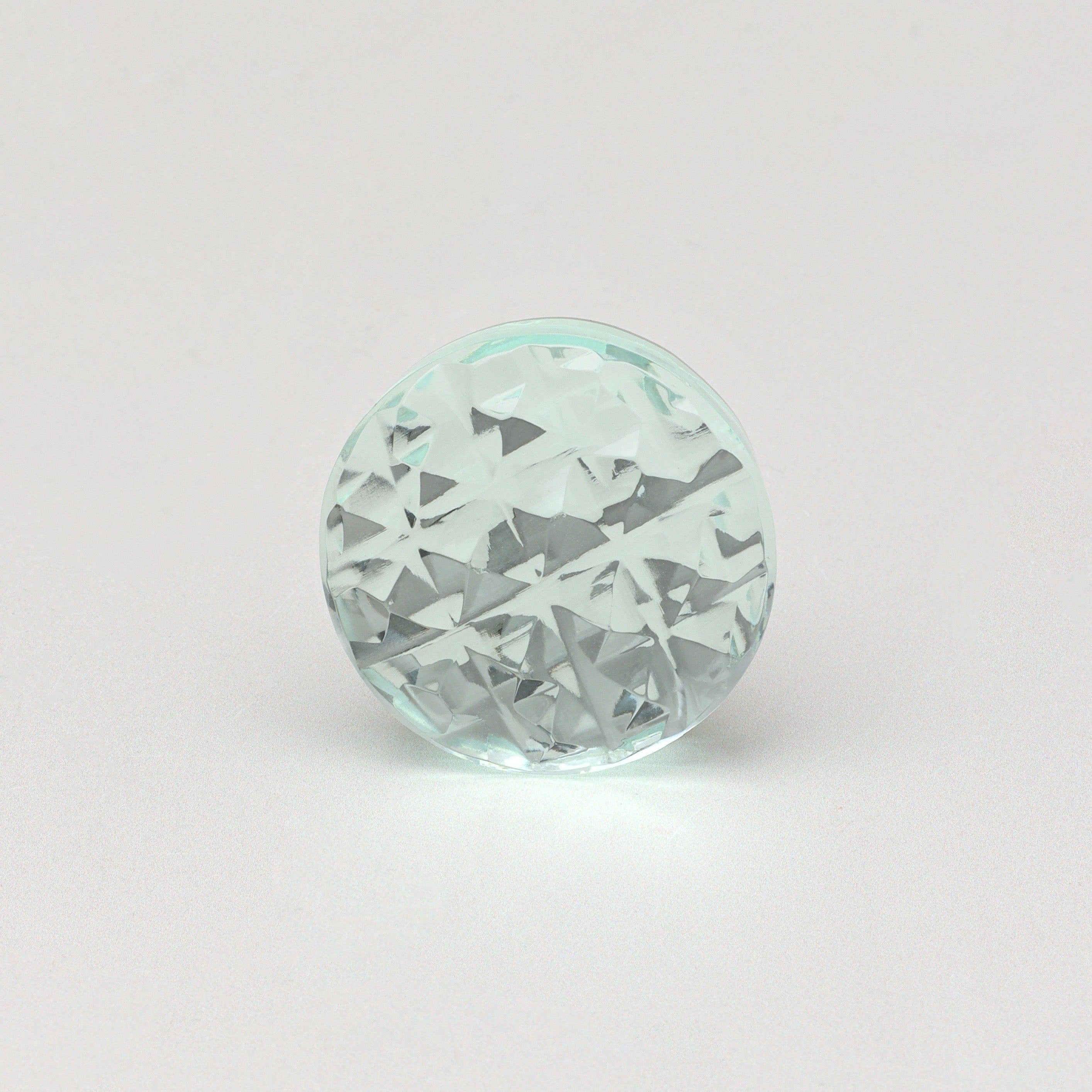 Lumiére Crystal Glass Knob Diamond Cut Faceted Handle - G Decor