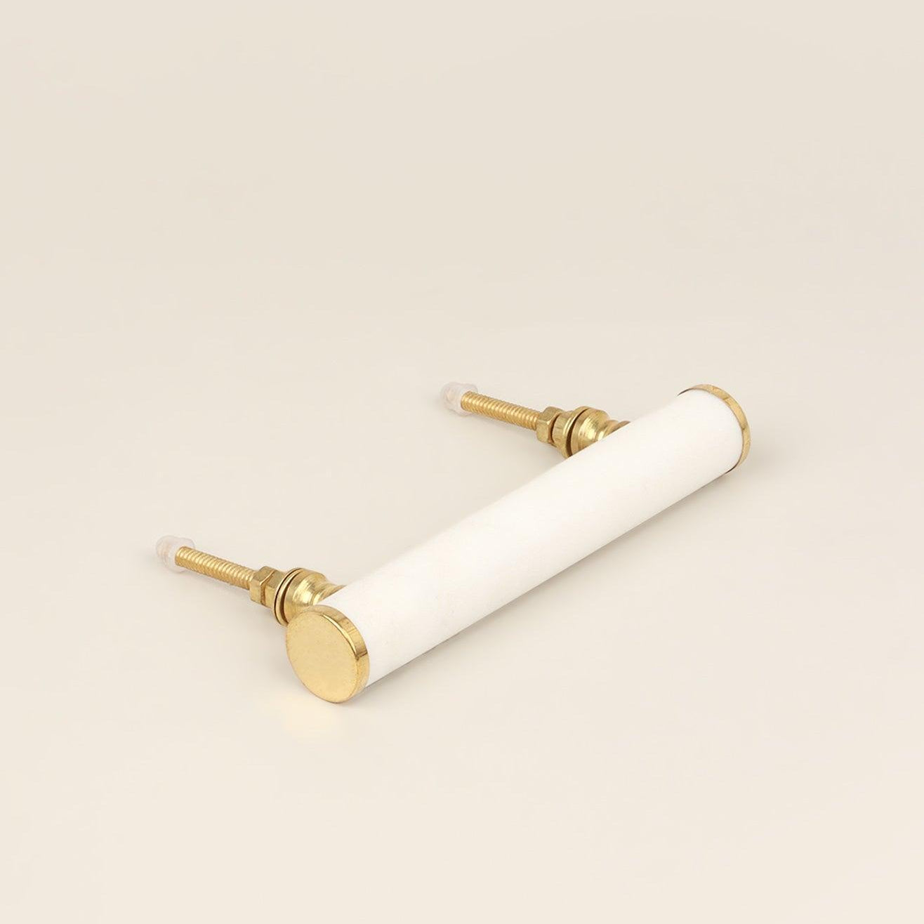 Luxury Brass Solid Marble Cupboard Pull Draw Handles - G Decor