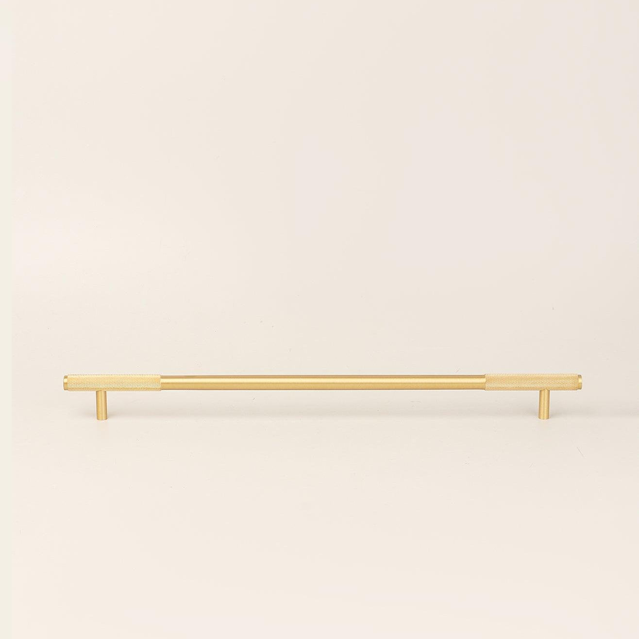 Matt Brass Solid Knurled T Bar Kitchen Gold Cupboard Handles - G Decor