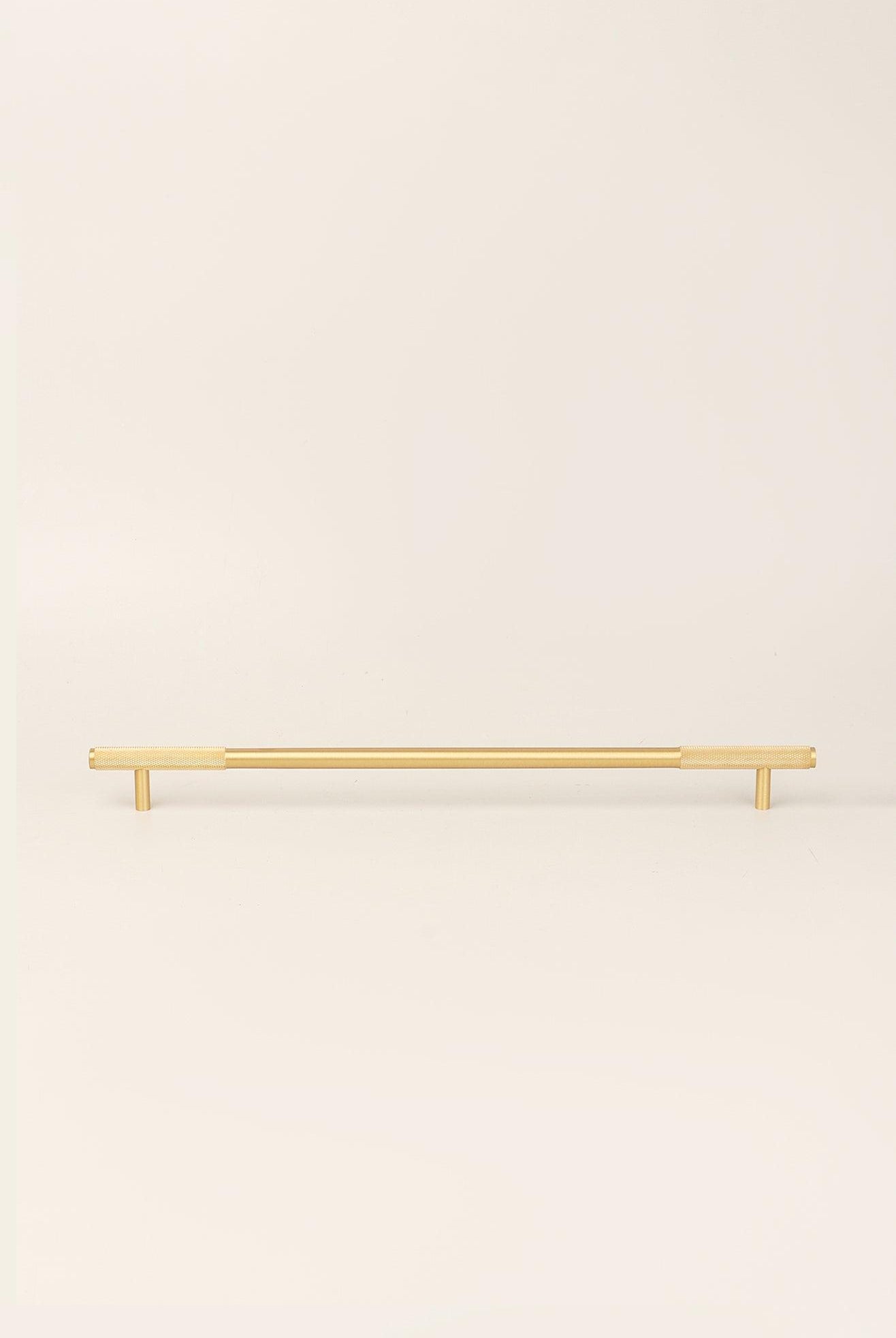 Matt Brass Solid Knurled T Bar Kitchen Gold Cupboard Handles - G Decor