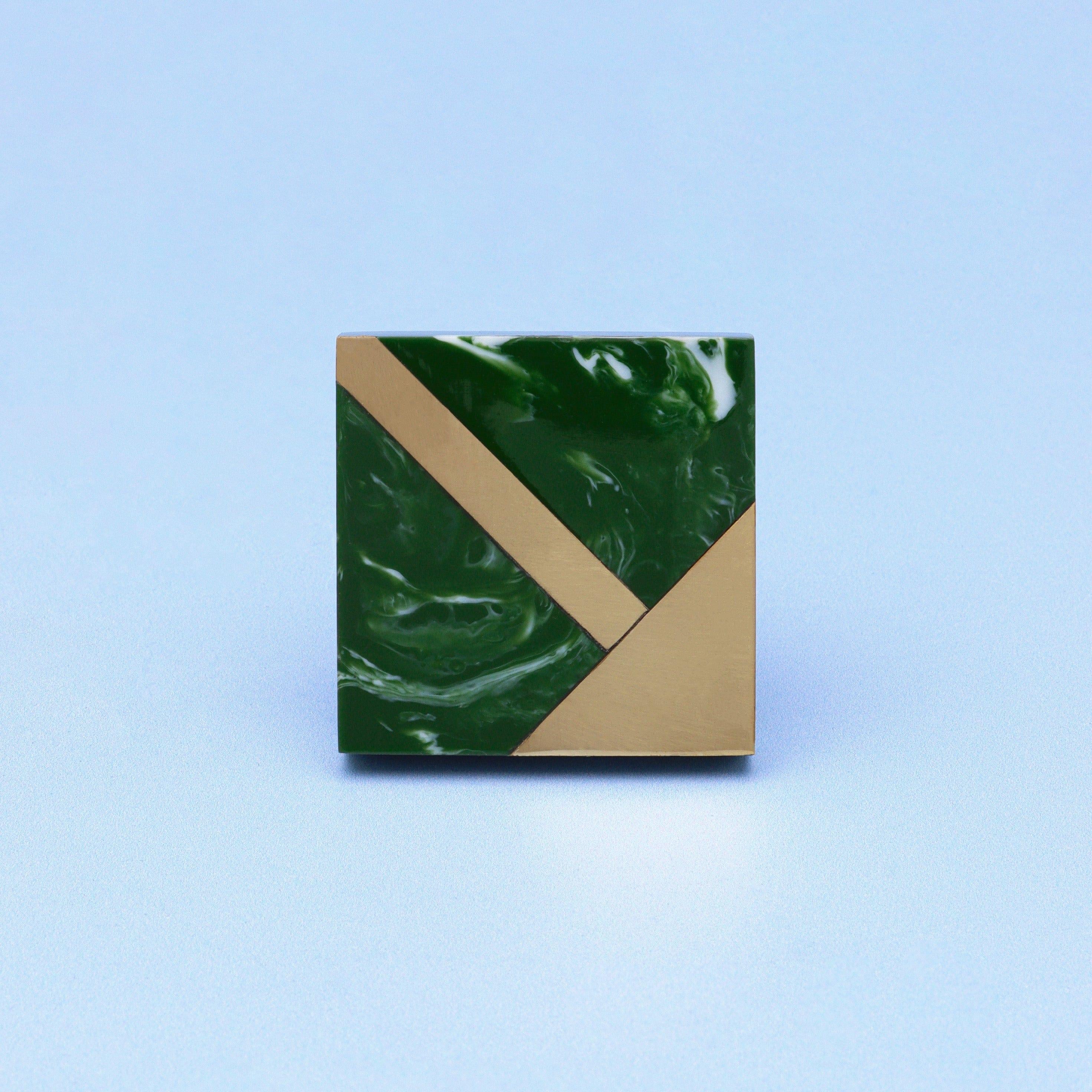 Matteo Deco Marble Effect & Gold Knob Ocean Brizze - G Decor