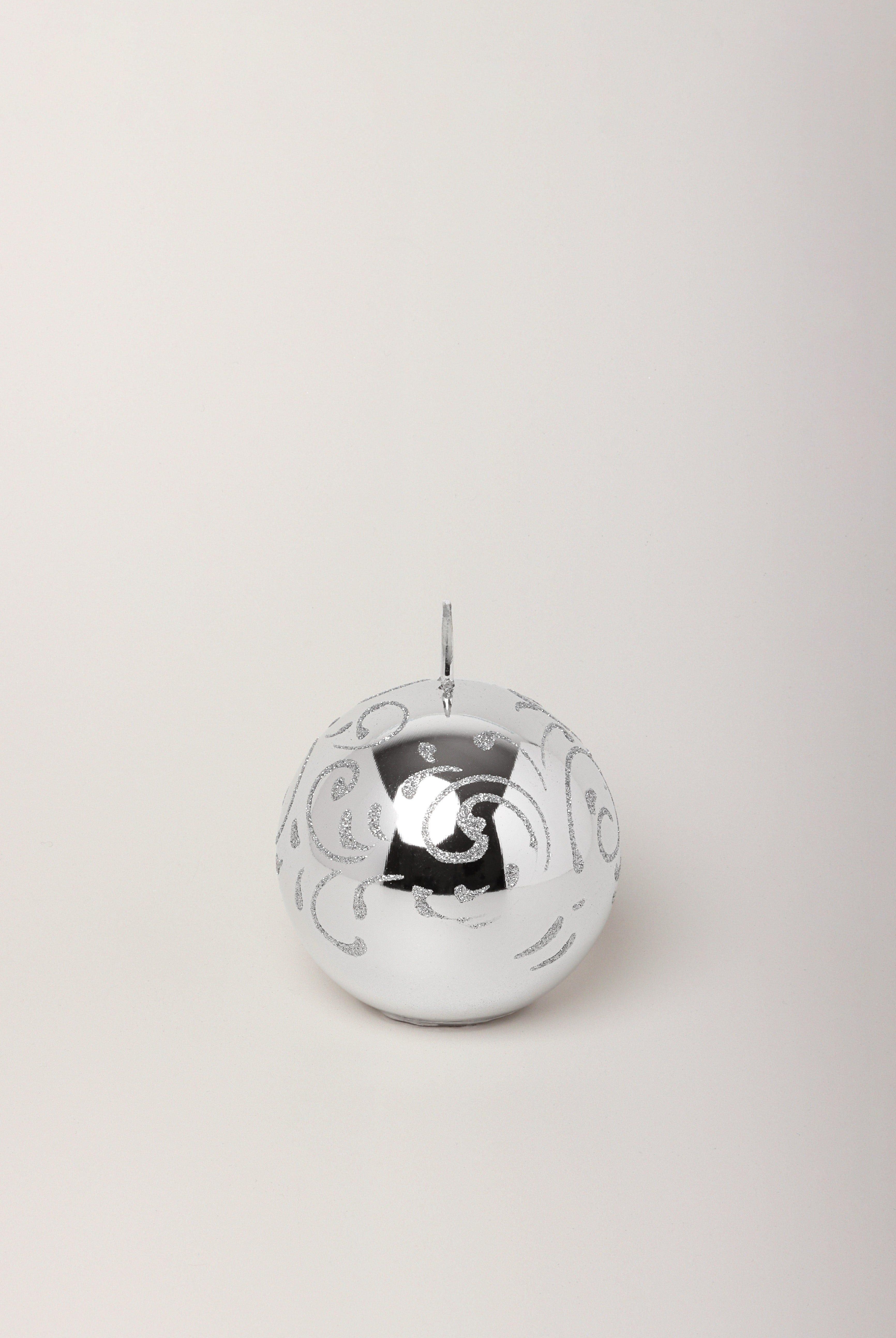 Mirror Glass Effect Twilight Hand-Finished Limited Edition Glitter Pillar & Ball Candles - G Decor