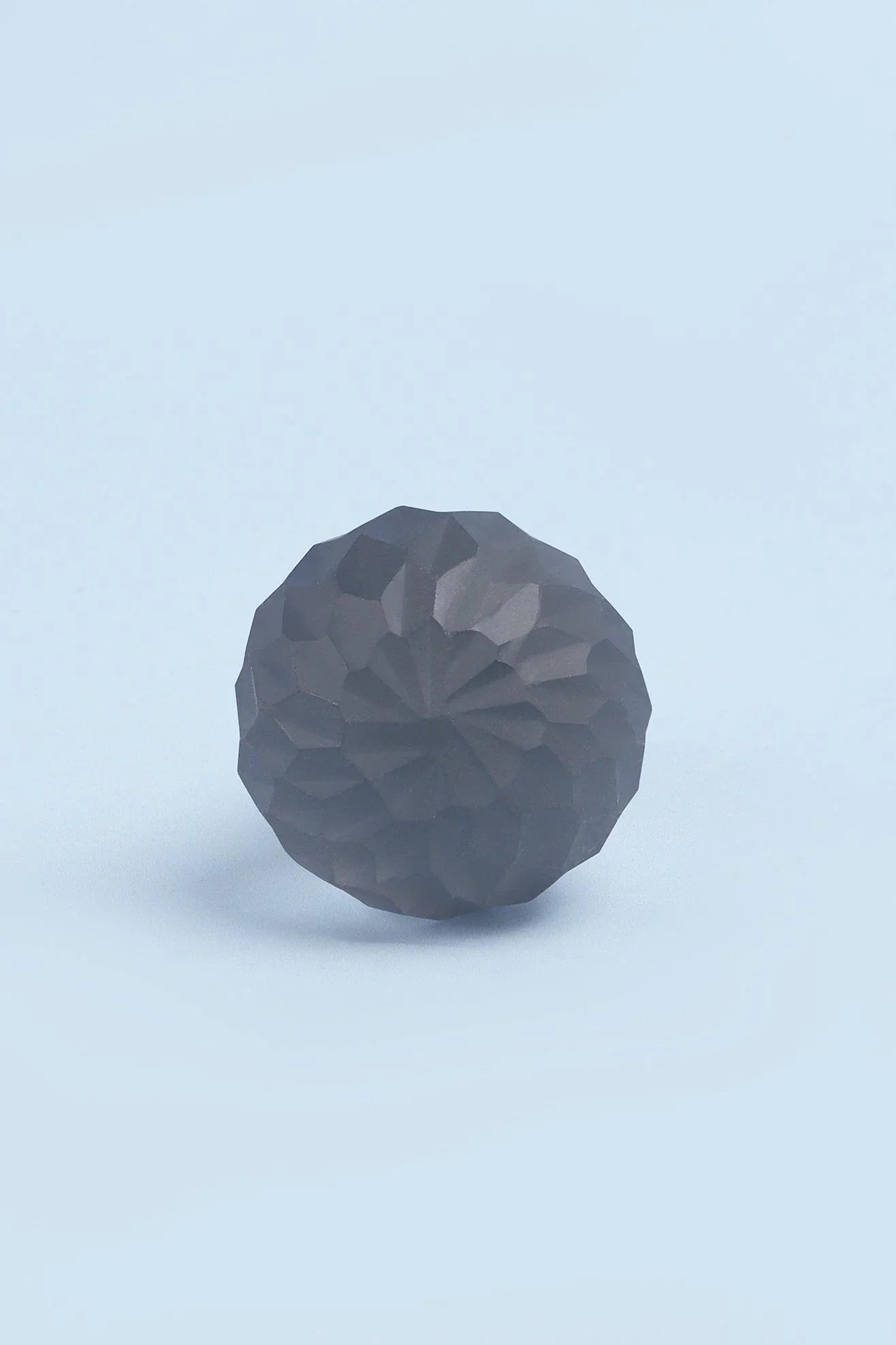 Moonlit Gem Spiral Matte Glass Cabinet Knob, Night — lifestyle view, G Decor
