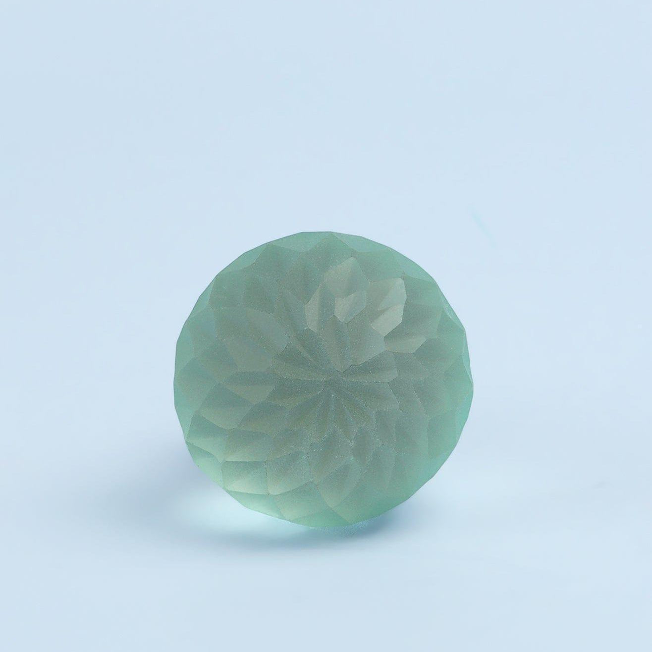 Moonlit Gem Night Spiral Matt Glass Knob In Light Colours - G Decor