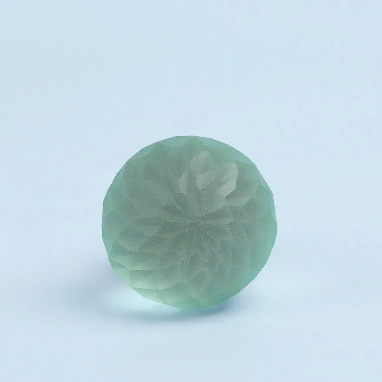 Moonlit Gem Night Spiral Matt Glass Knob In Light Colours - G Decor