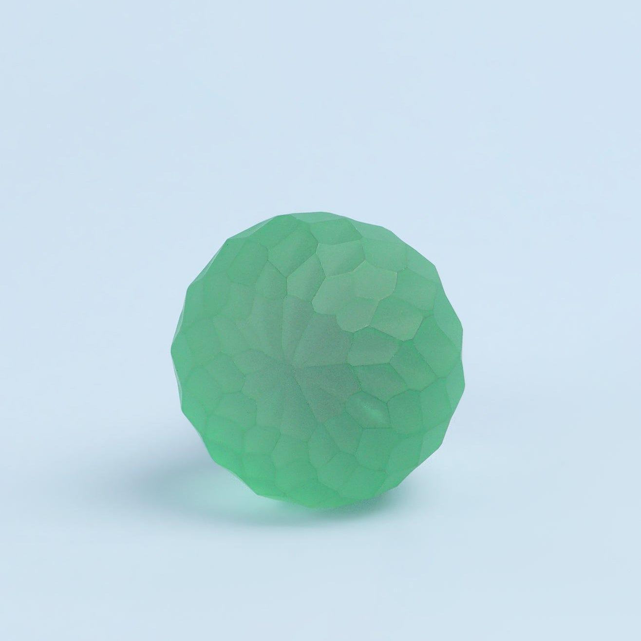 Moonlit Gem Night Spiral Matt Glass Knob In Light Colours - G Decor