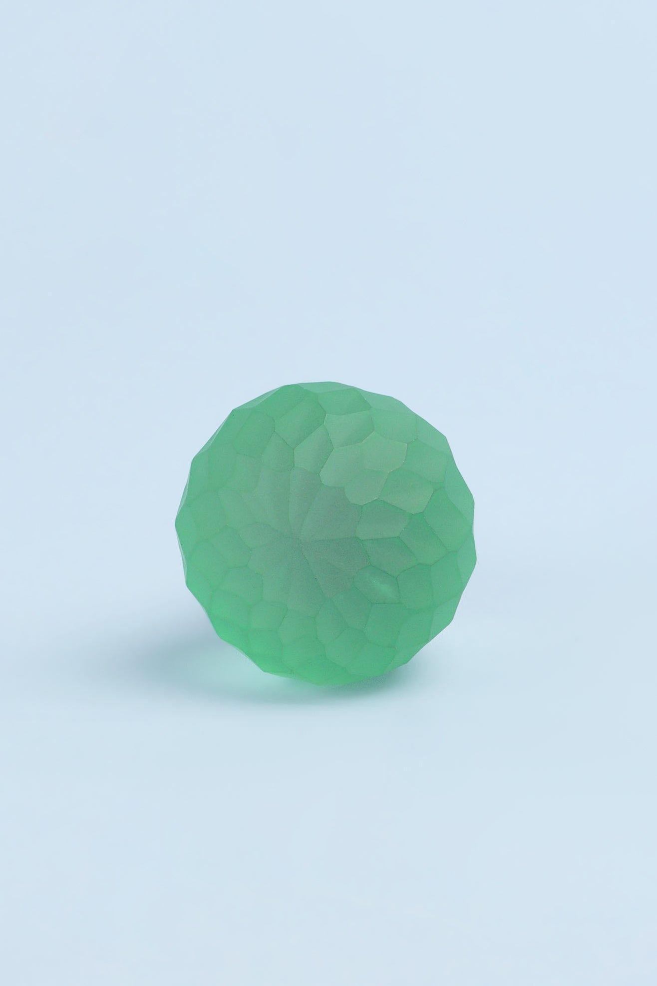 Moonlit Gem Night Spiral Matt Glass Knob In Light Colours - G Decor