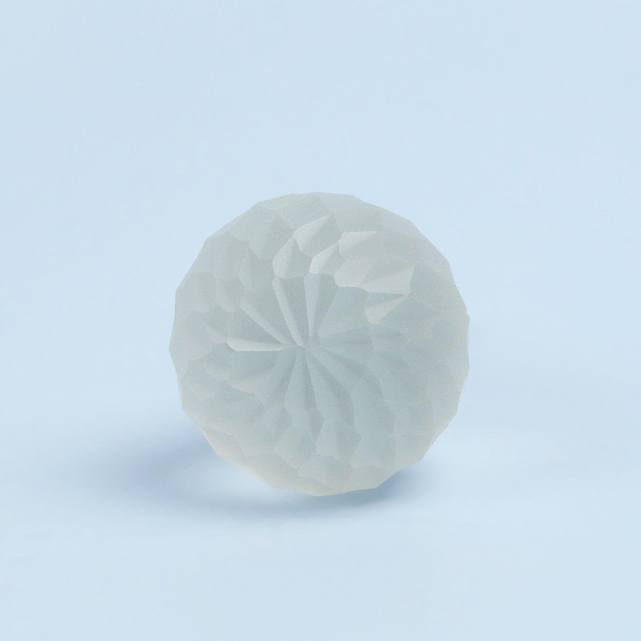 Moonlit Gem Night Spiral Matt Glass Knob In Light Colours - G Decor