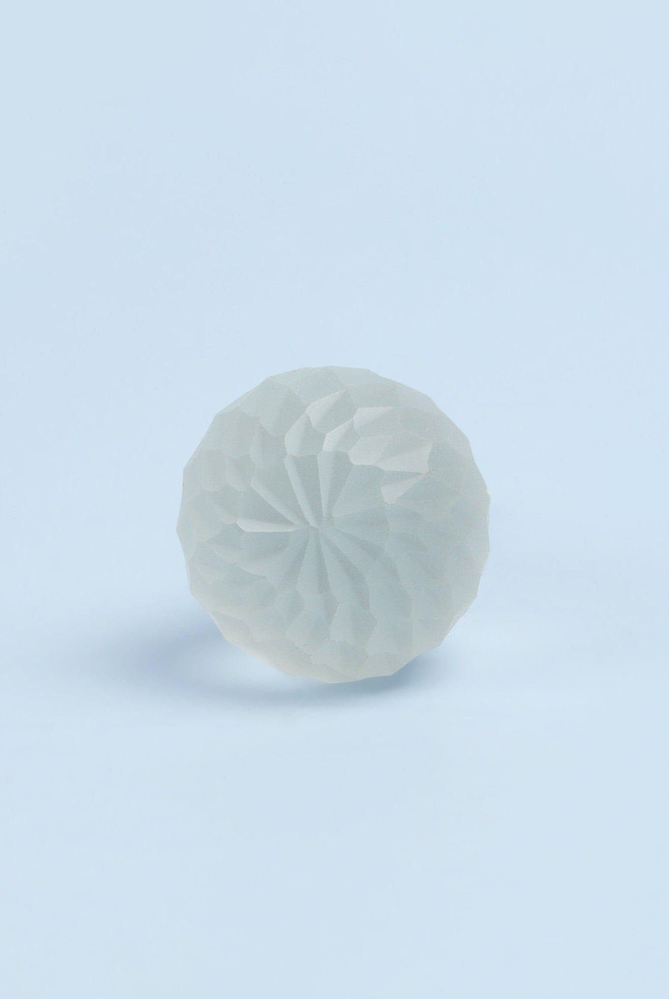 Moonlit Gem Night Spiral Matt Glass Knob In Light Colours - G Decor