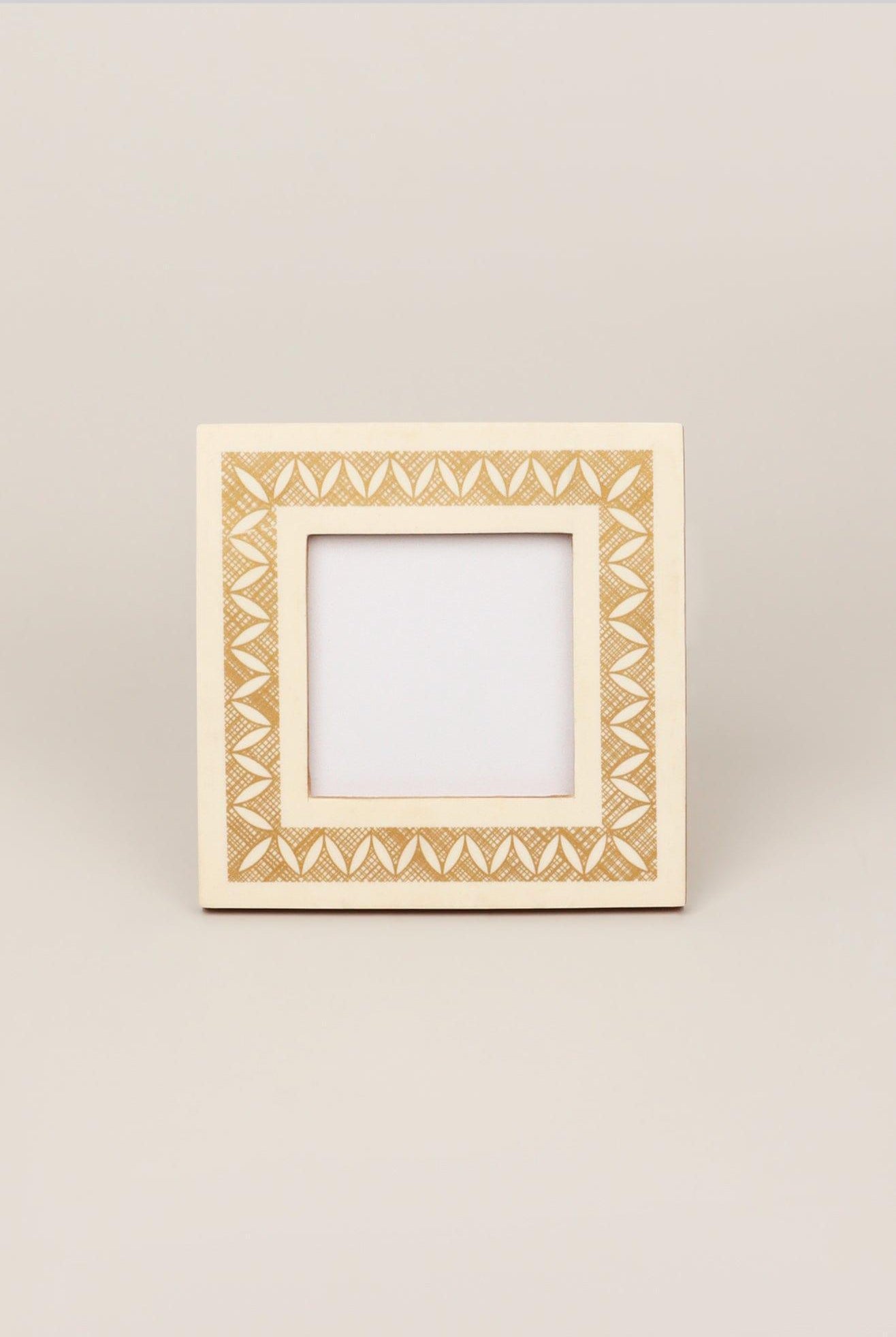 Navajo Handcrafted Geometric Pattern Photo Frame Picture Display - G Decor