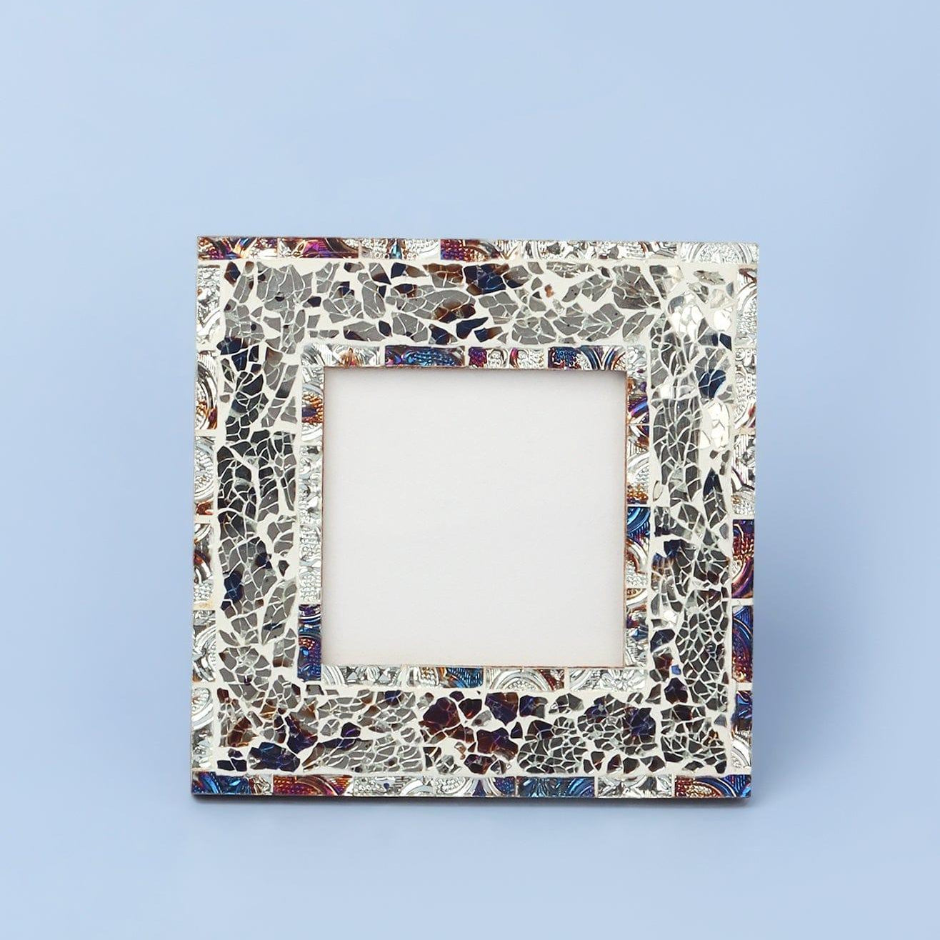 Oasis Handmade Glass Mosaic Photo Frame Contemporary Picture Display - G Decor