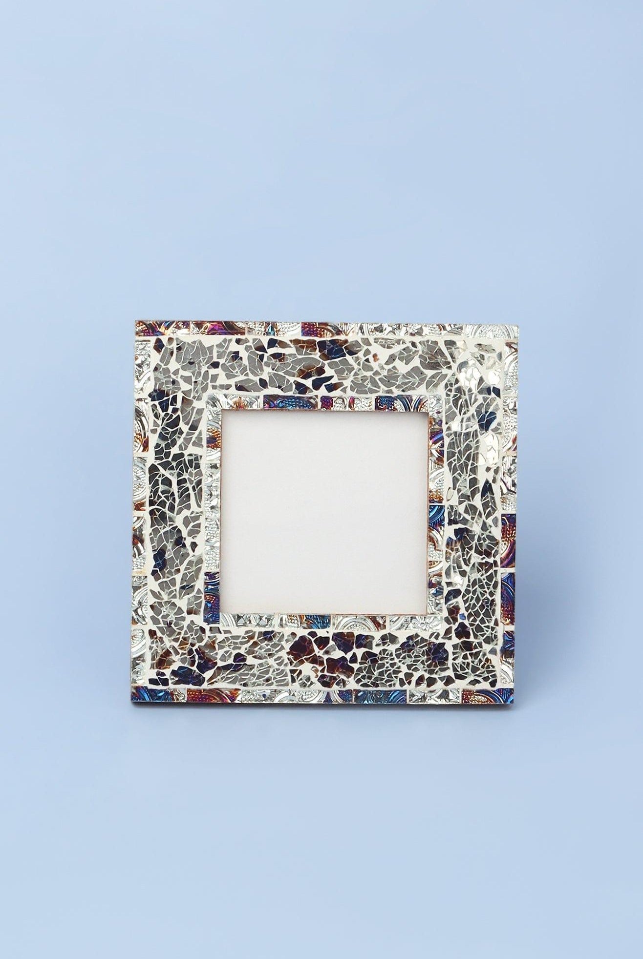 Oasis Handmade Glass Mosaic Photo Frame Contemporary Picture Display - G Decor