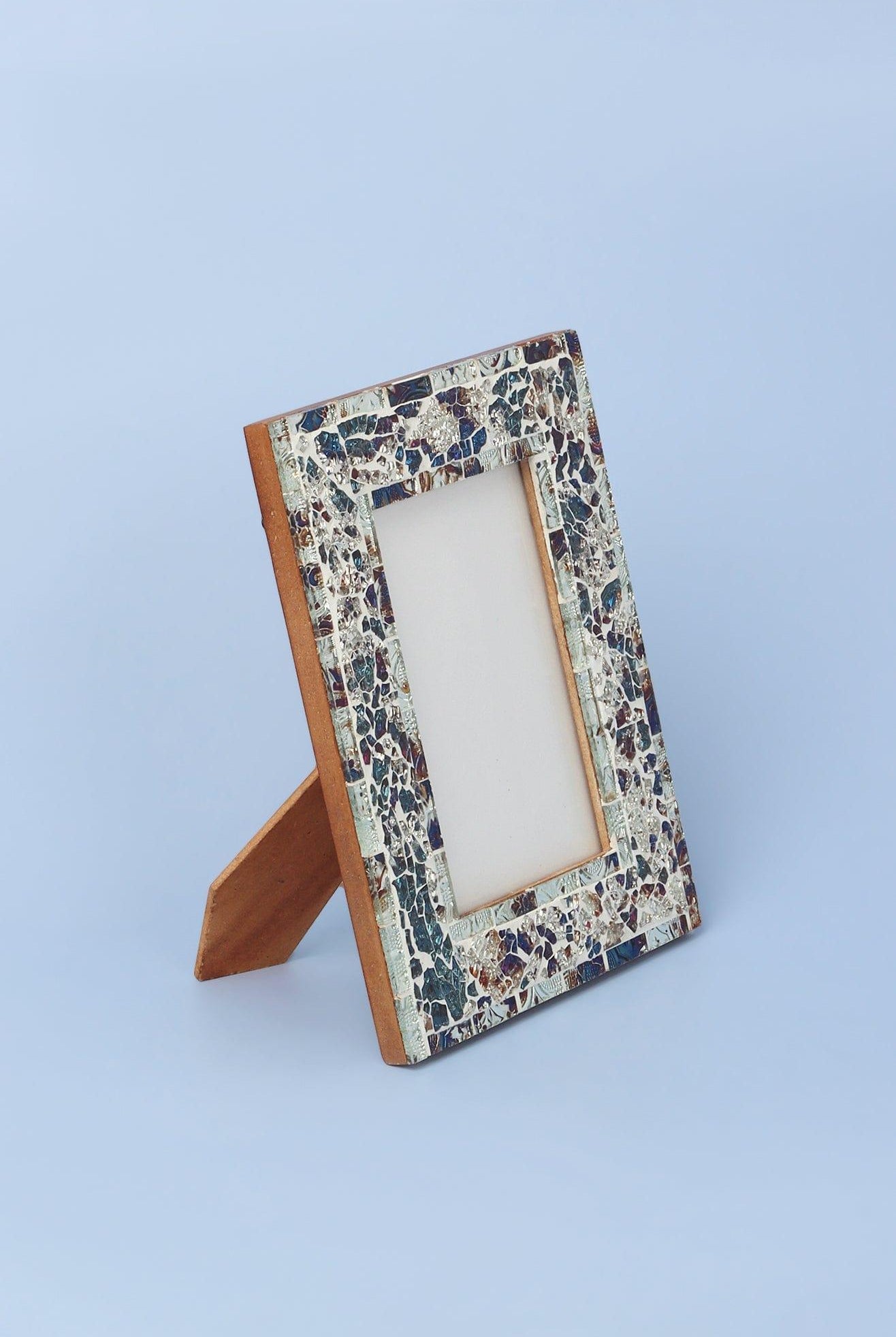 Oasis Handmade Glass Mosaic Photo Frame Contemporary Picture Display - G Decor