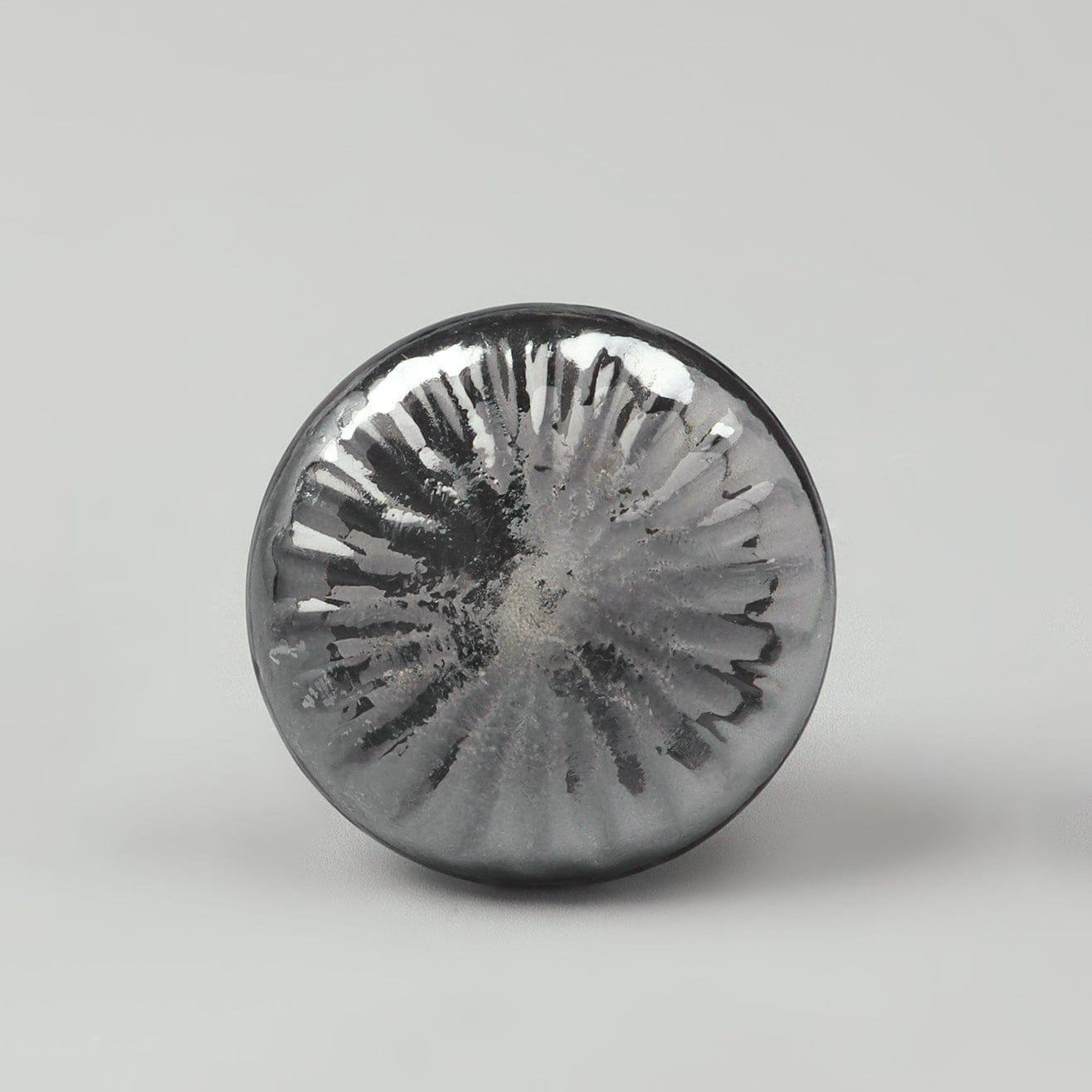 Obsidian & Solstice Round Glass Door Knob - G Decor