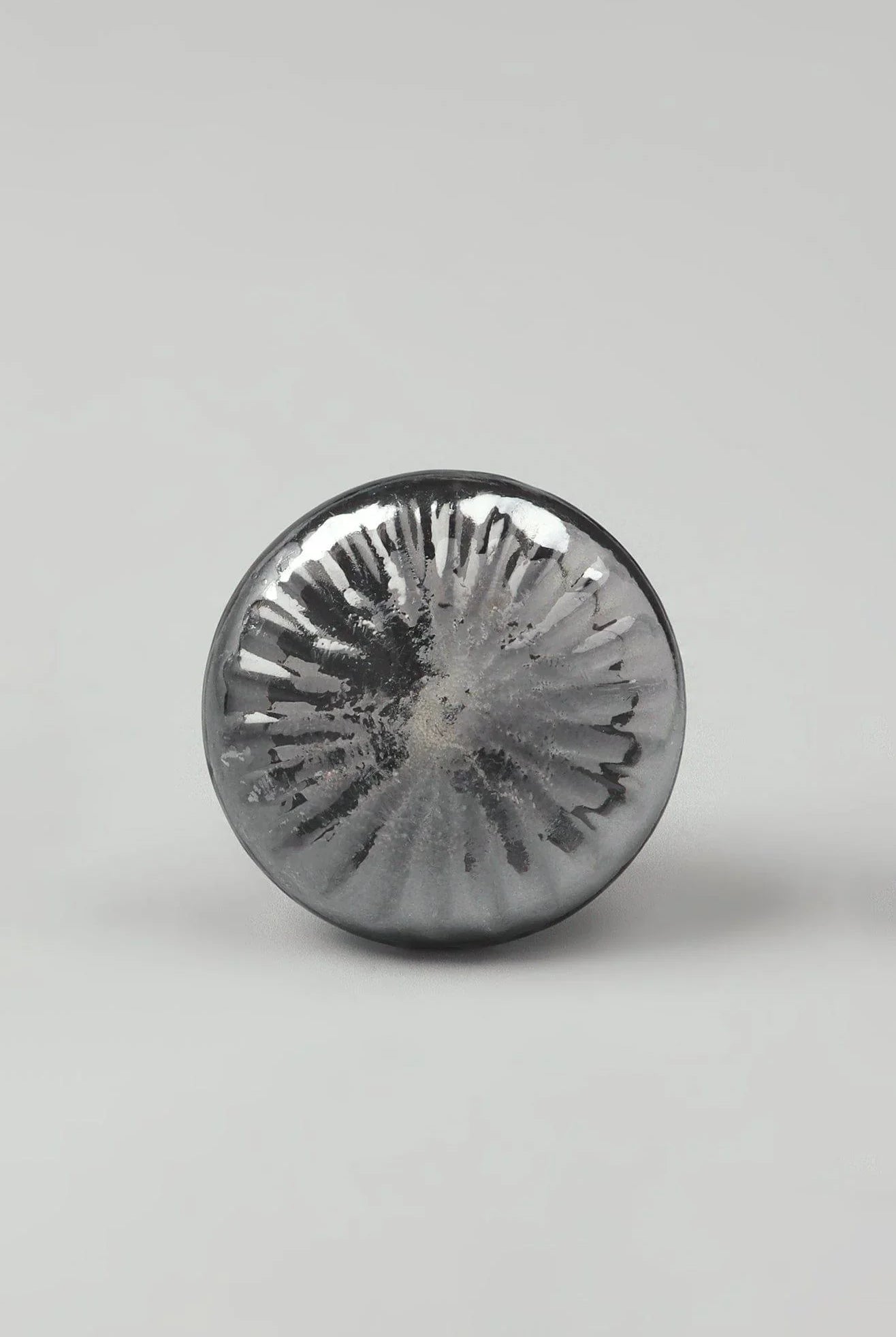 Obsidian & Solstice Round Glass Door Knob - G Decor