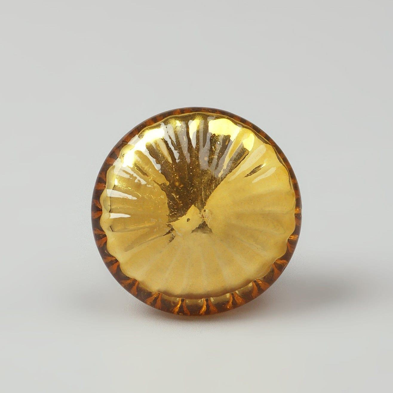 Obsidian & Solstice Round Glass Door Knob - G Decor