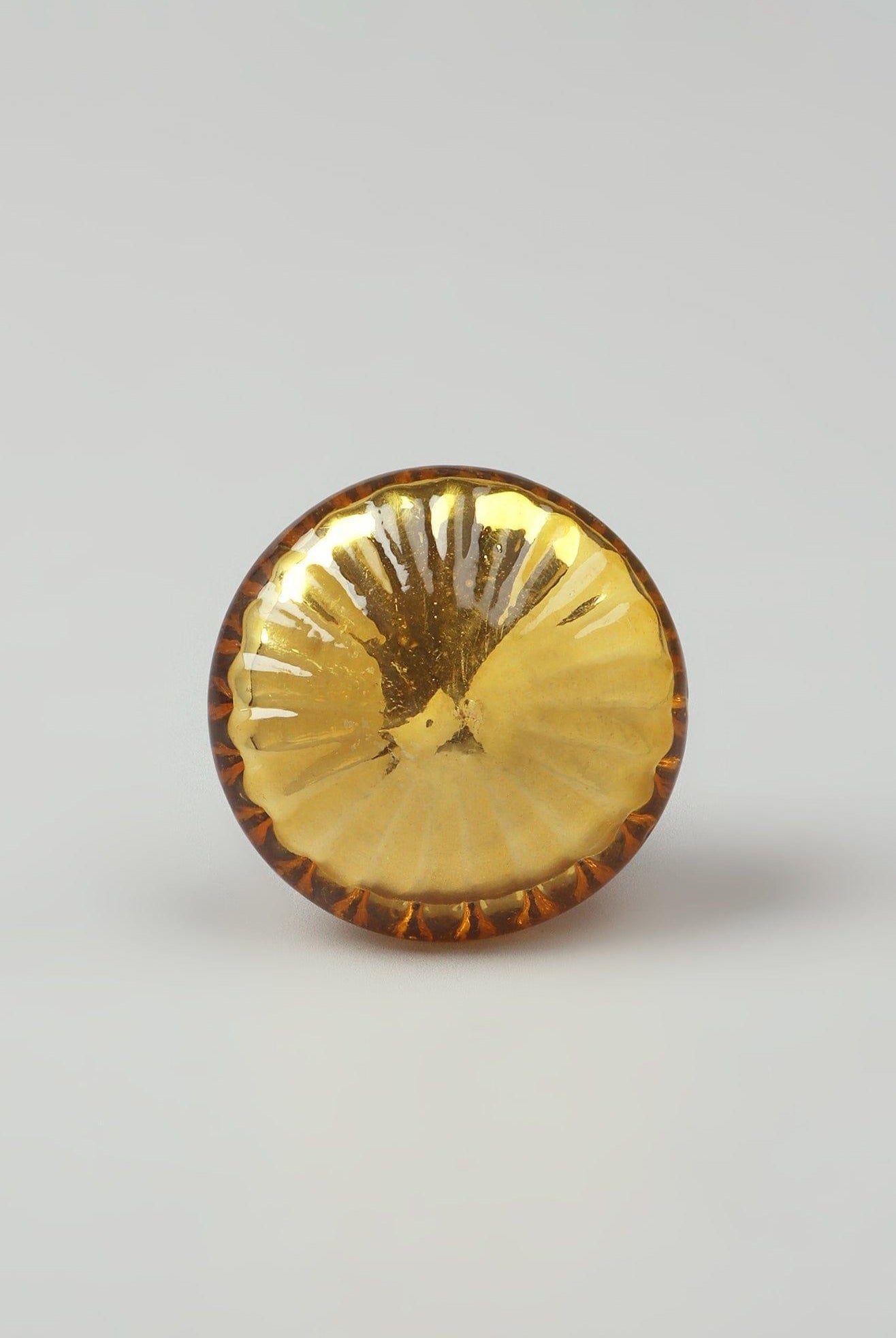 Obsidian & Solstice Round Glass Door Knob - G Decor