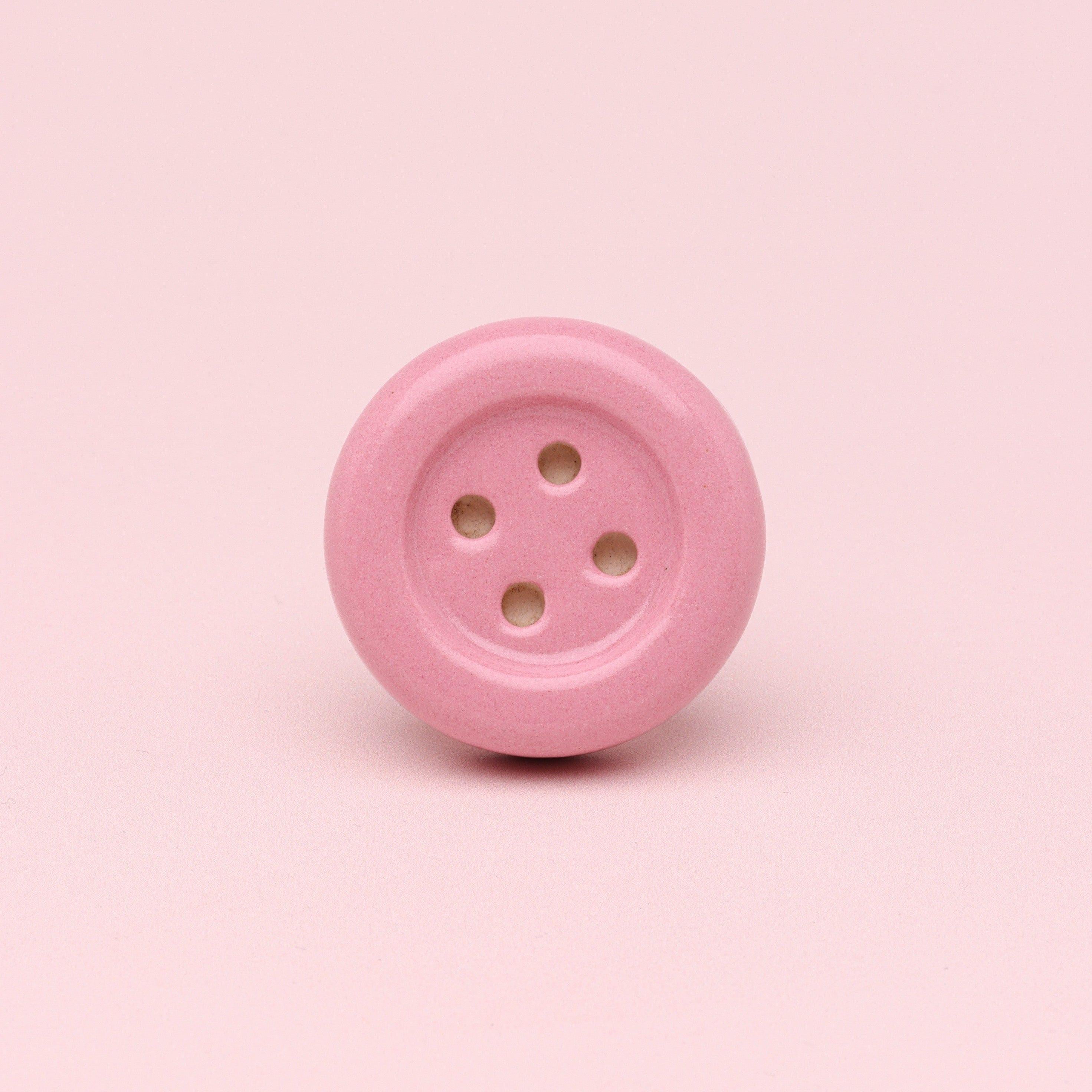 Playful Button Ceramic Door Knob Handle - G Decor
