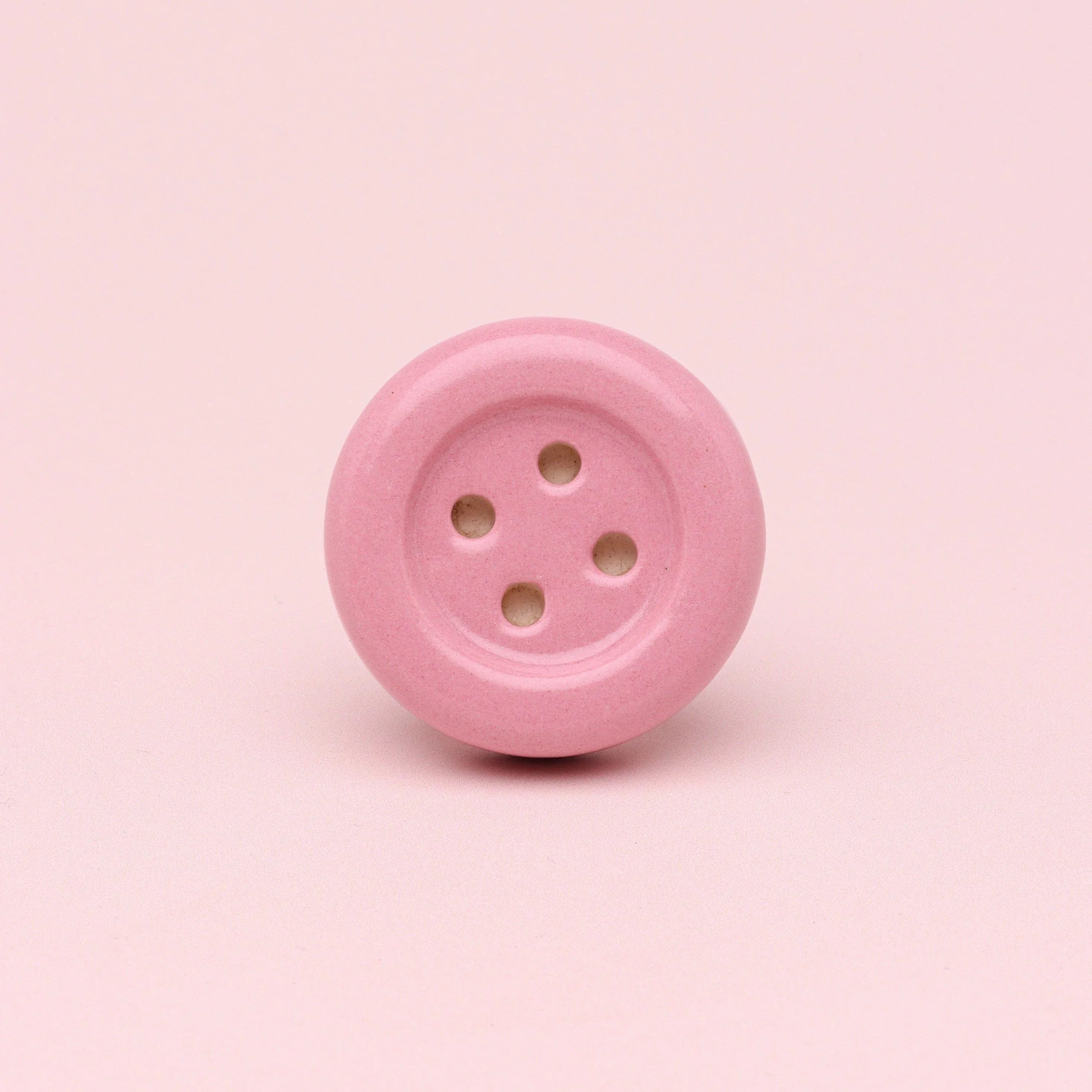 Playful Button Ceramic Door Knob Handle - G Decor