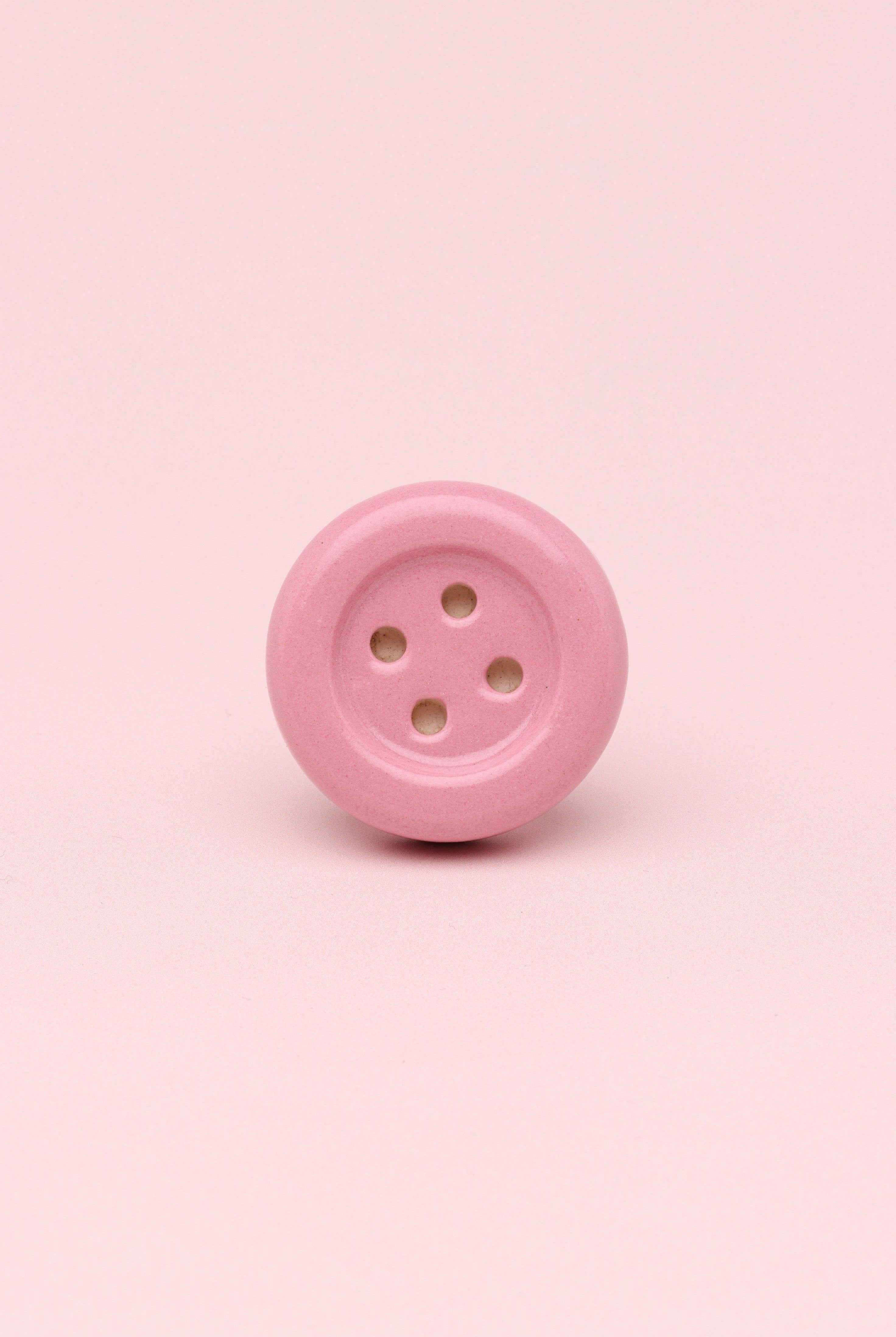 Playful Button Ceramic Door Knob Handle - G Decor