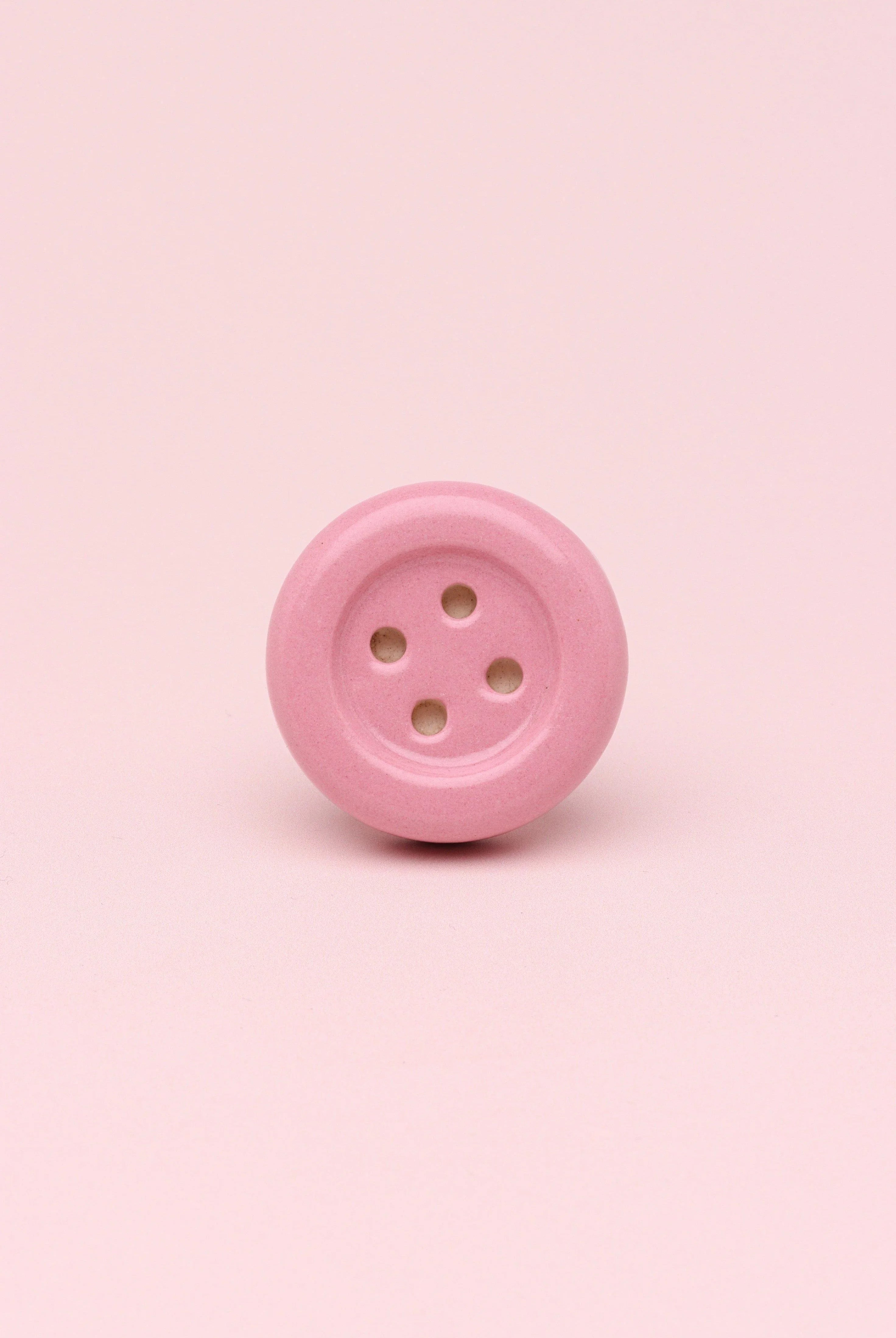 Playful Button Ceramic Door Knob Handle - G Decor