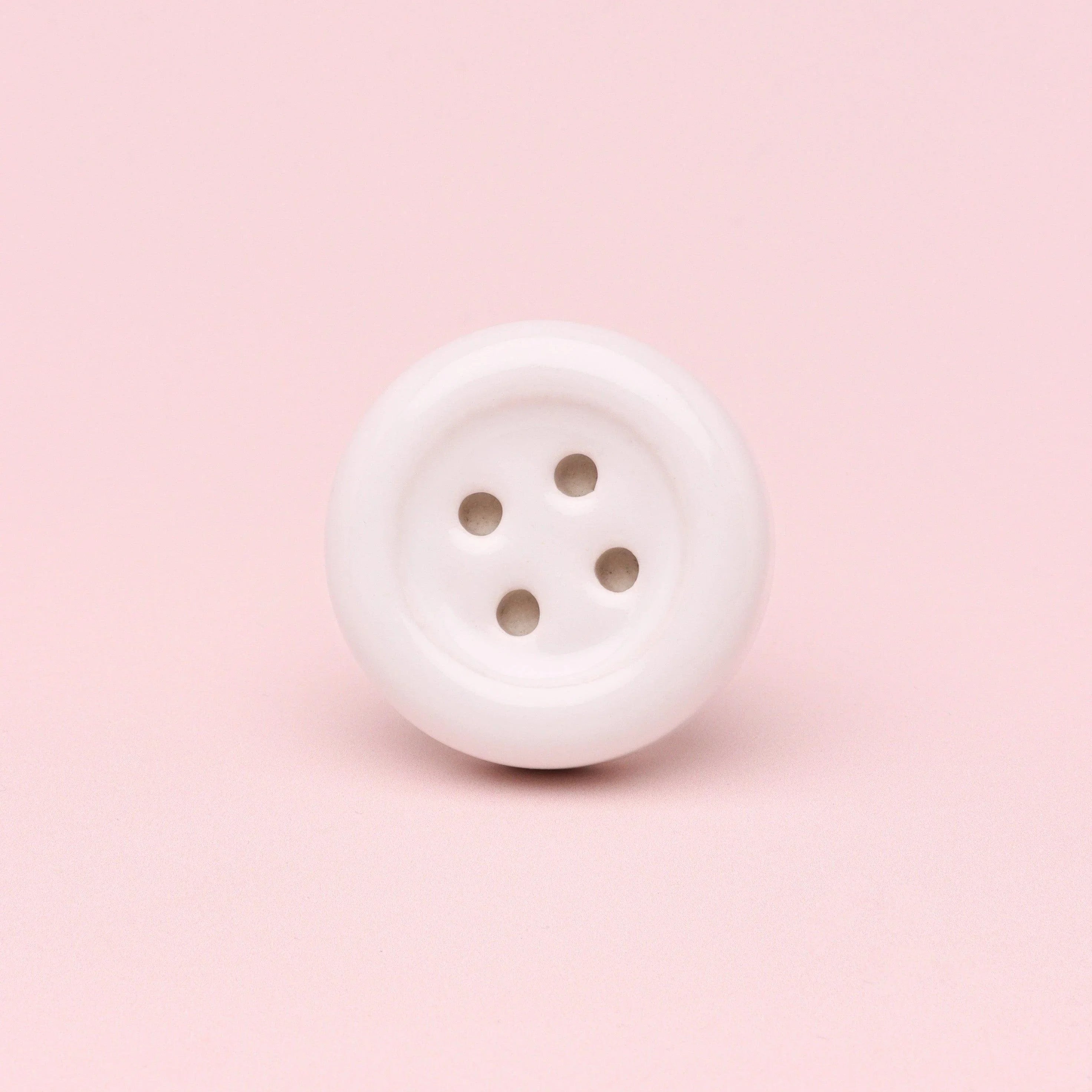Playful Button Ceramic Door Knob Handle - G Decor