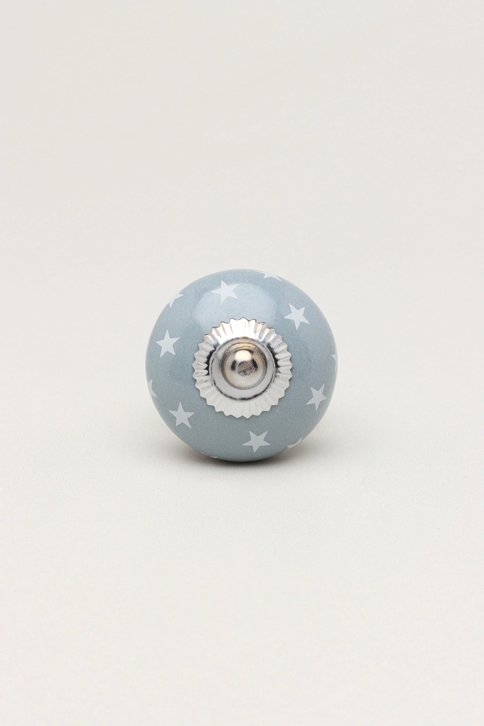 Polka Star Hand-Painted Ceramic Cabinet Knob — alternate view, G Decor