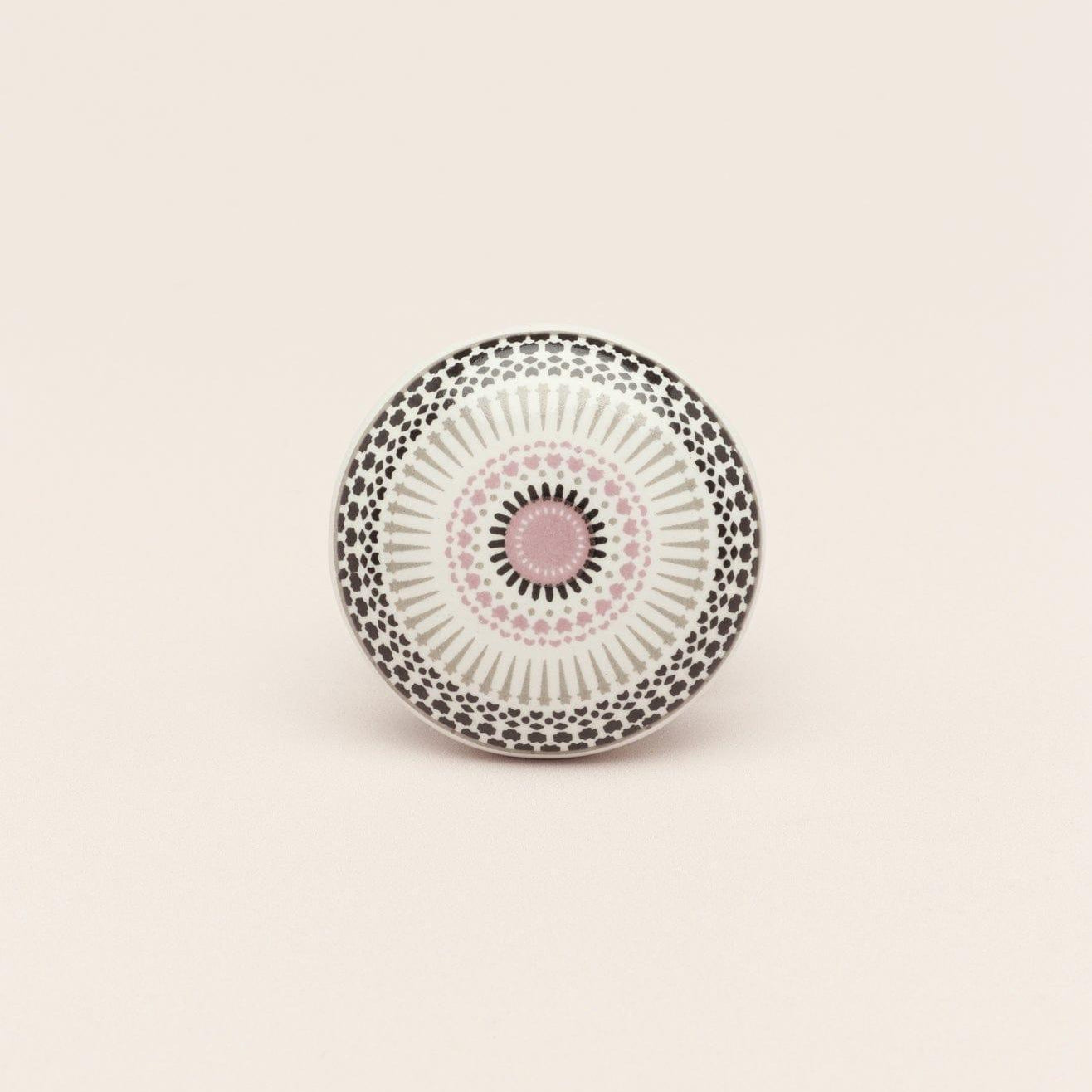 Positive Energy Radiance Handcrafted Patterned Cupboard Ceramic Door Knob - G Decor