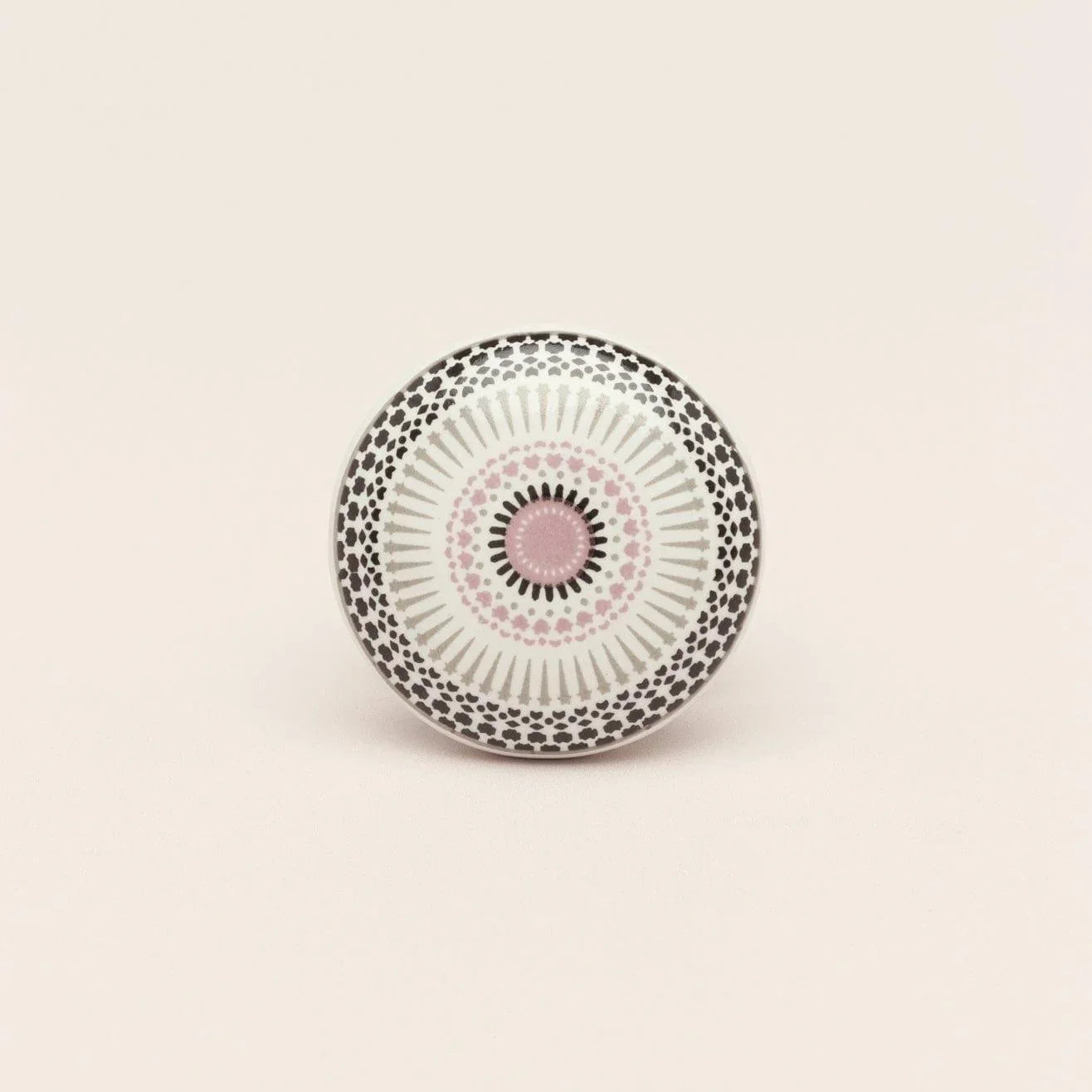 Positive Energy Radiance Handcrafted Patterned Cupboard Ceramic Door Knob - G Decor