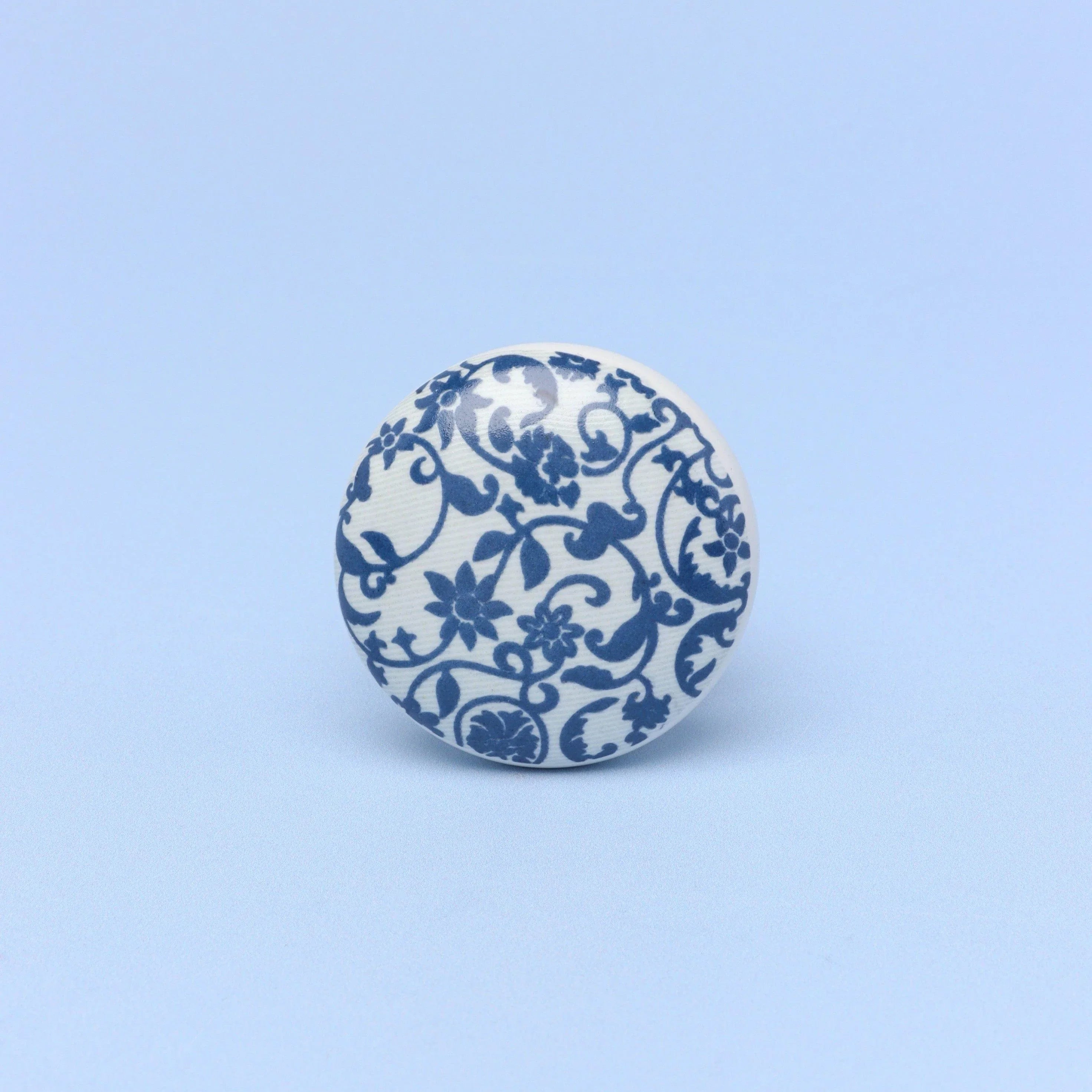 Royal Blue Handcrafted Ceramic Cupboard Knob and Drawer Handle - G Decor