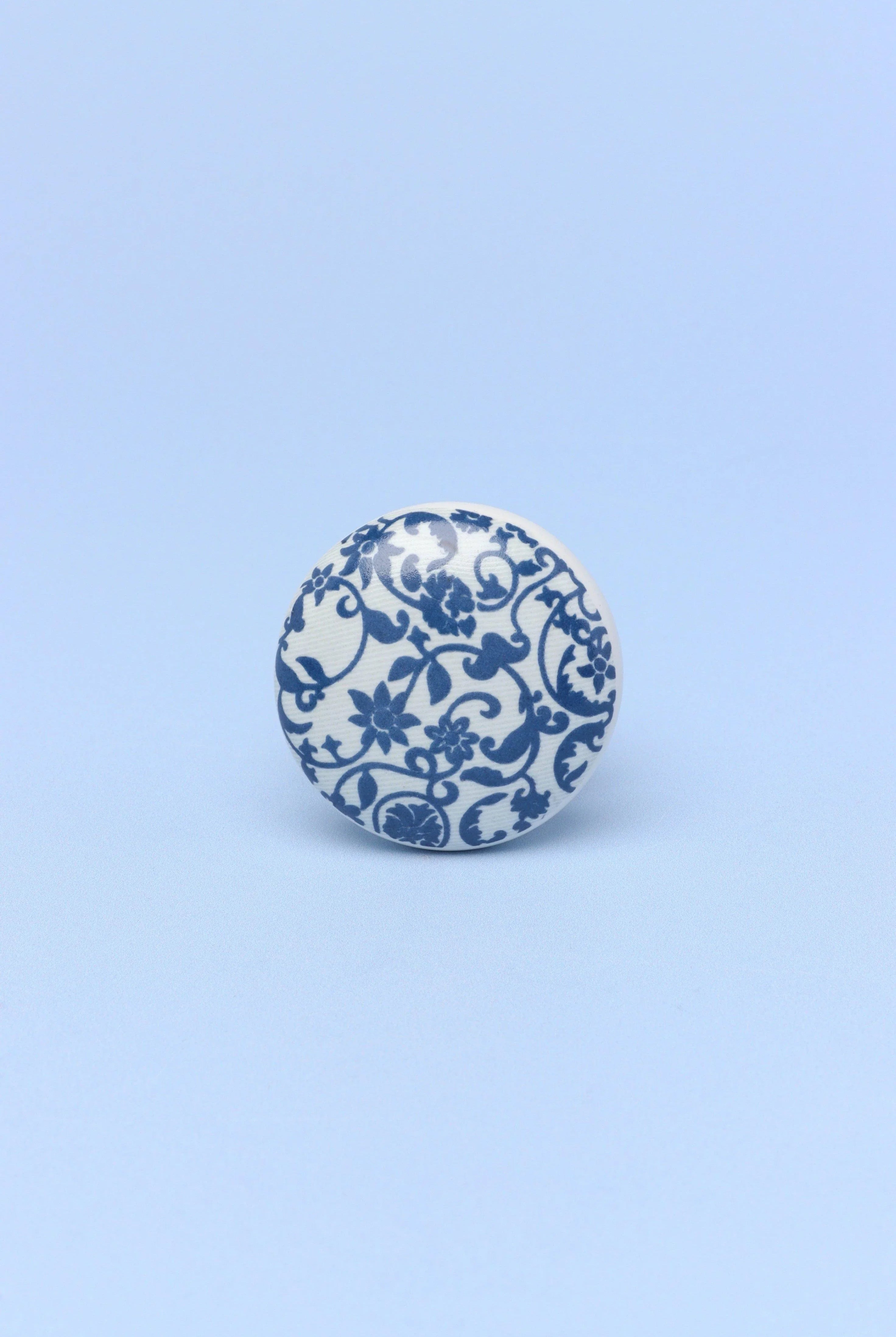 Royal Blue Handcrafted Ceramic Cupboard Knob and Drawer Handle - G Decor