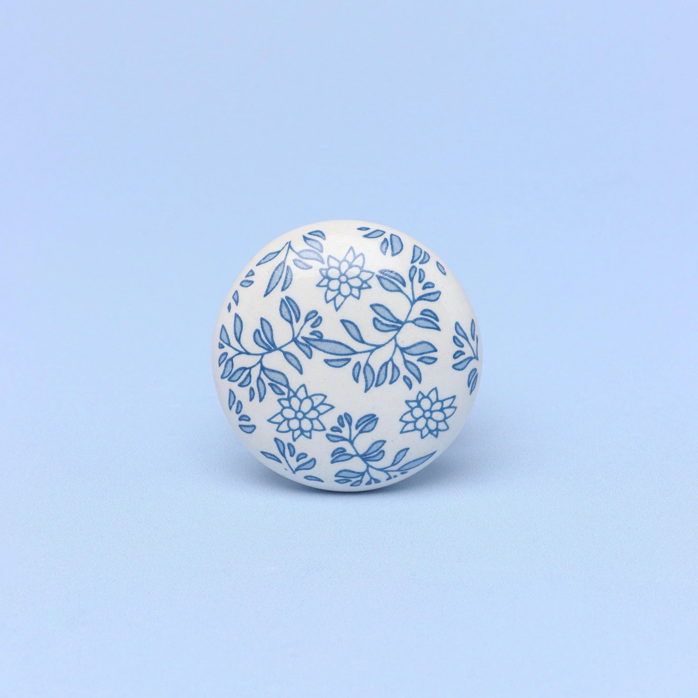 Royal Blue Handcrafted Ceramic Cupboard Knob and Drawer Handle - G Decor