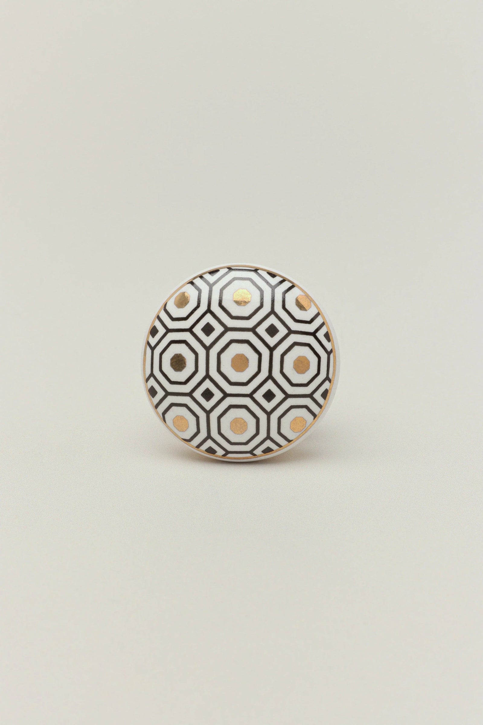 Royal Gold Luxury Ceramic Cabinet Knob — alternate view, G Decor