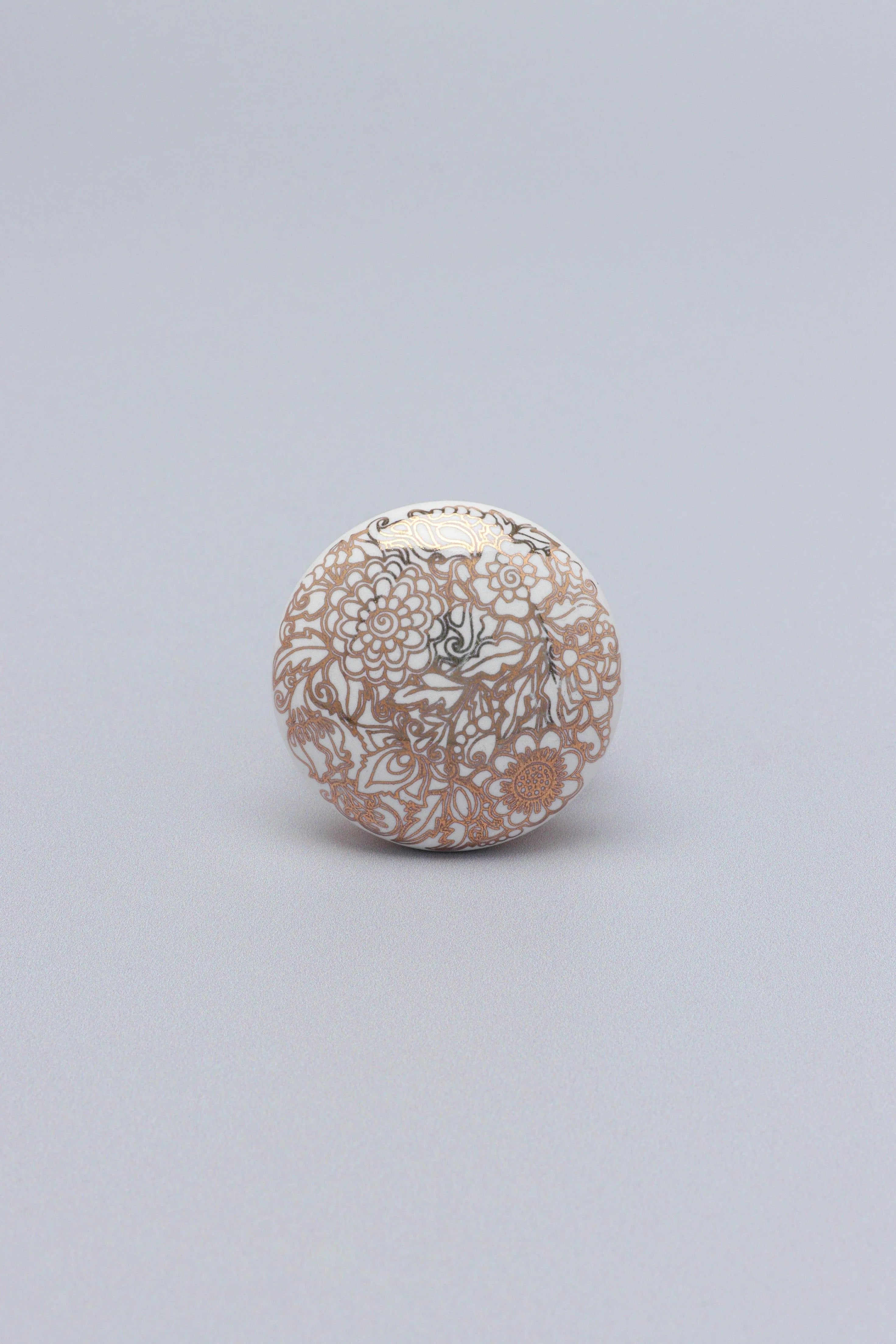 Royal Gold Family Ceramic Knob Luxury Door, Cupboard & Drawer Handle - G Decor