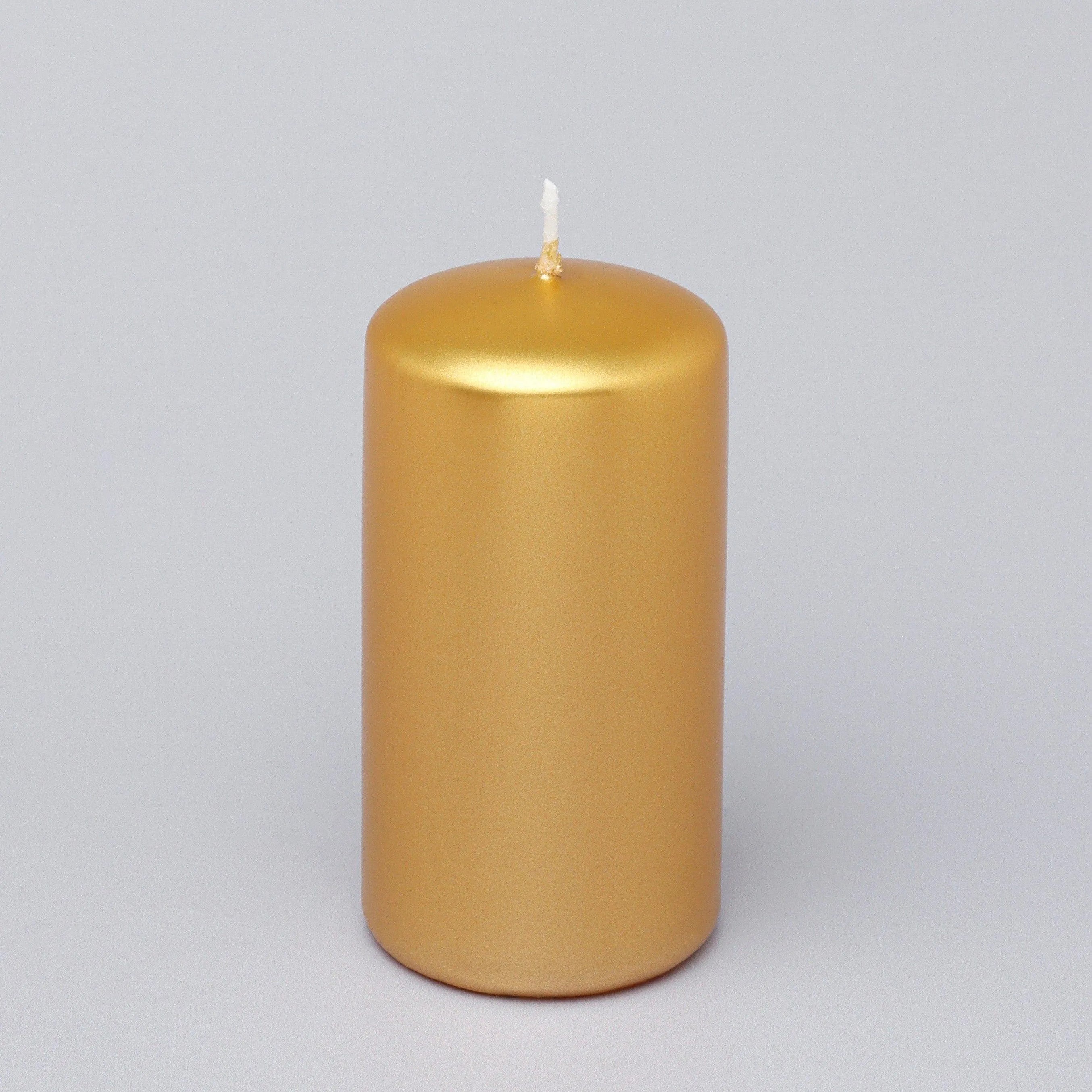 satinea-varnished-shimmer-pillar-candle-elegant-home-glow-with-a-satin-finish-g-decor-58380 - G Decor
