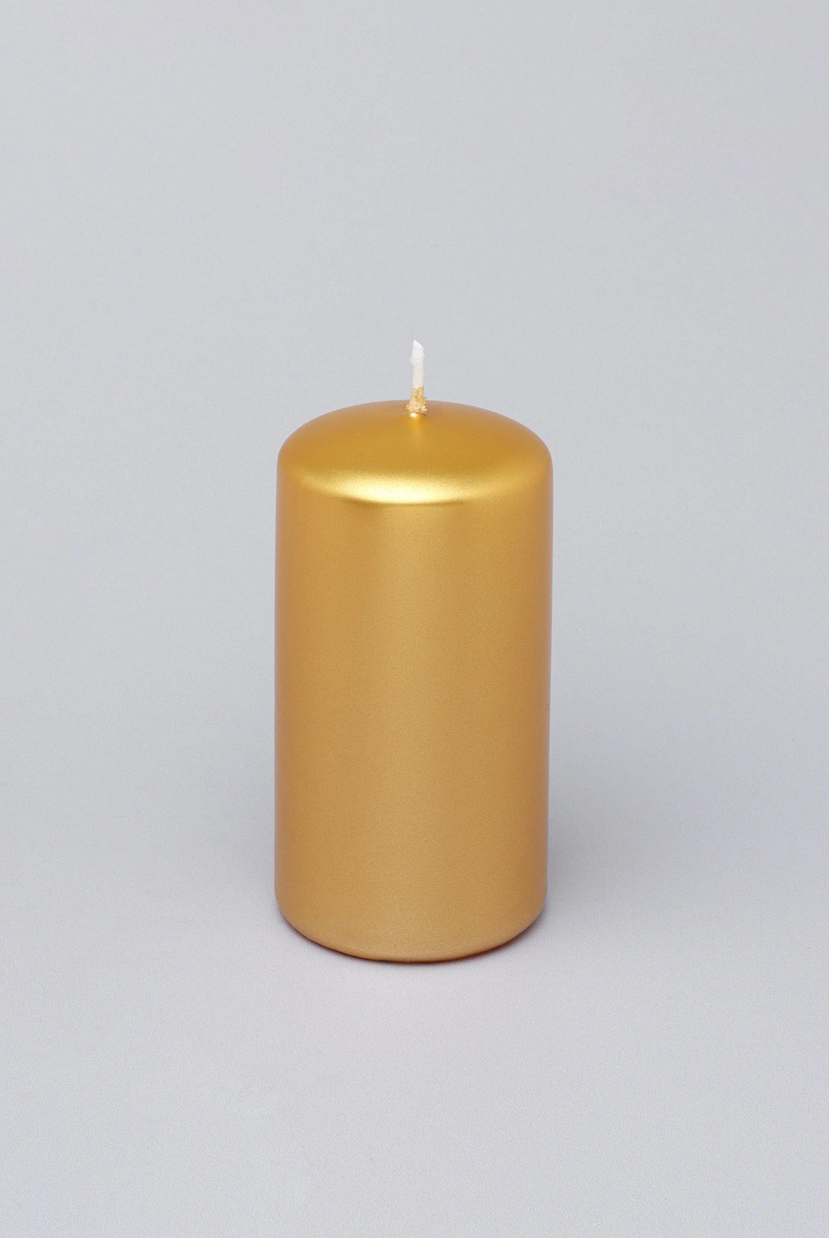 satinea-varnished-shimmer-pillar-candle-elegant-home-glow-with-a-satin-finish-g-decor-58380 - G Decor