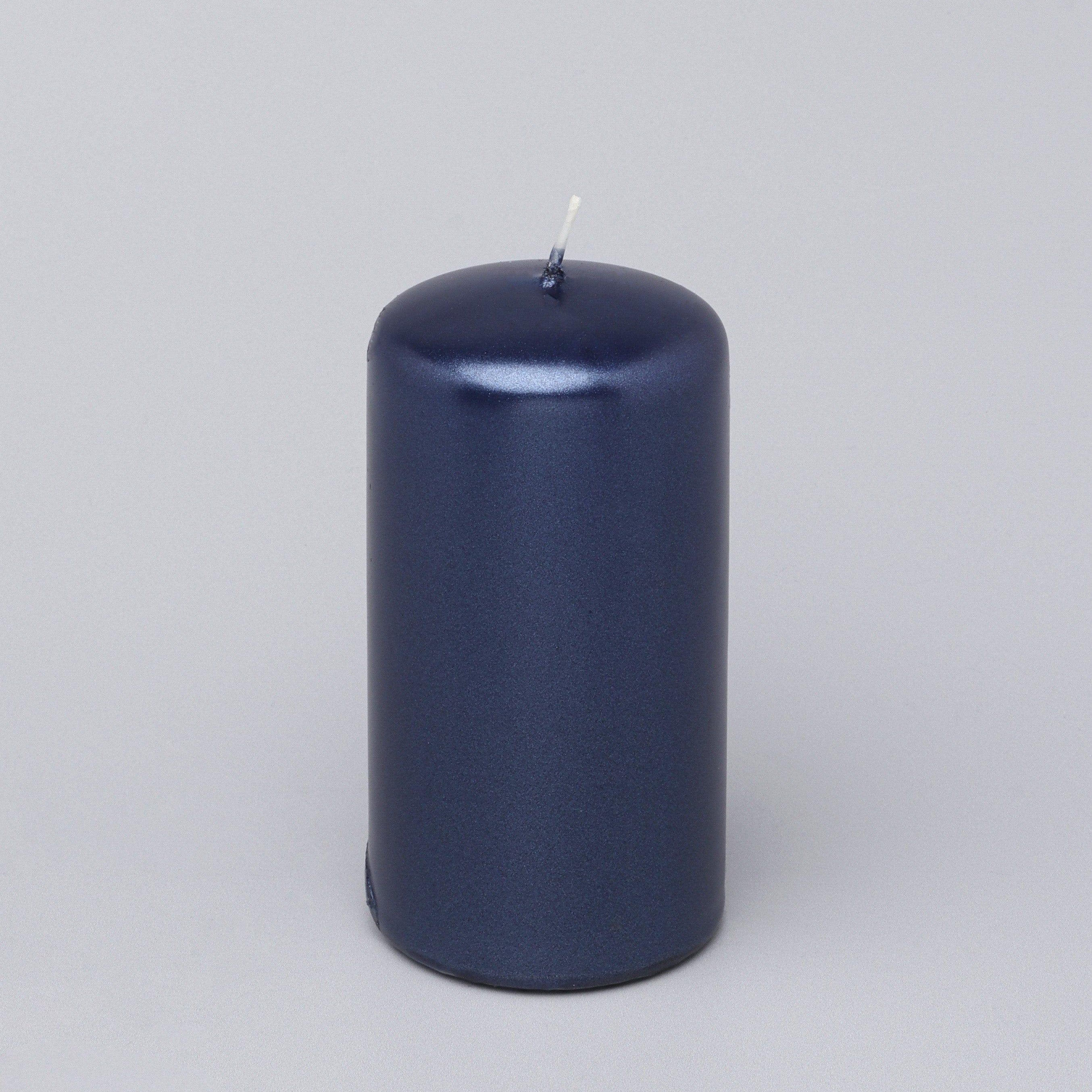 Satinea Varnished Shimmer Pillar Candle Elegant Home Glow With A Satin Finish - G Decor