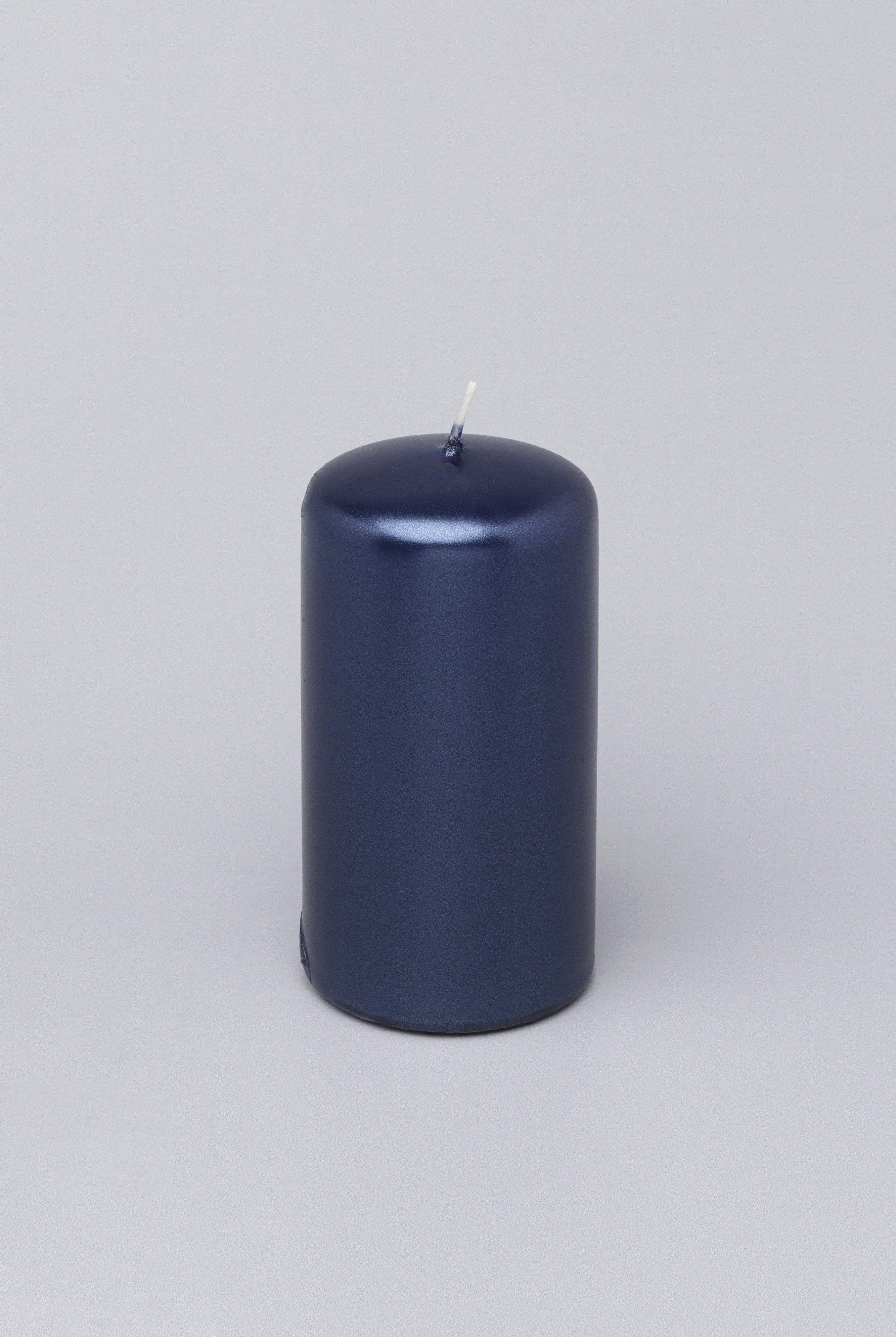 Satinea Varnished Shimmer Pillar Candle Elegant Home Glow With A Satin Finish - G Decor