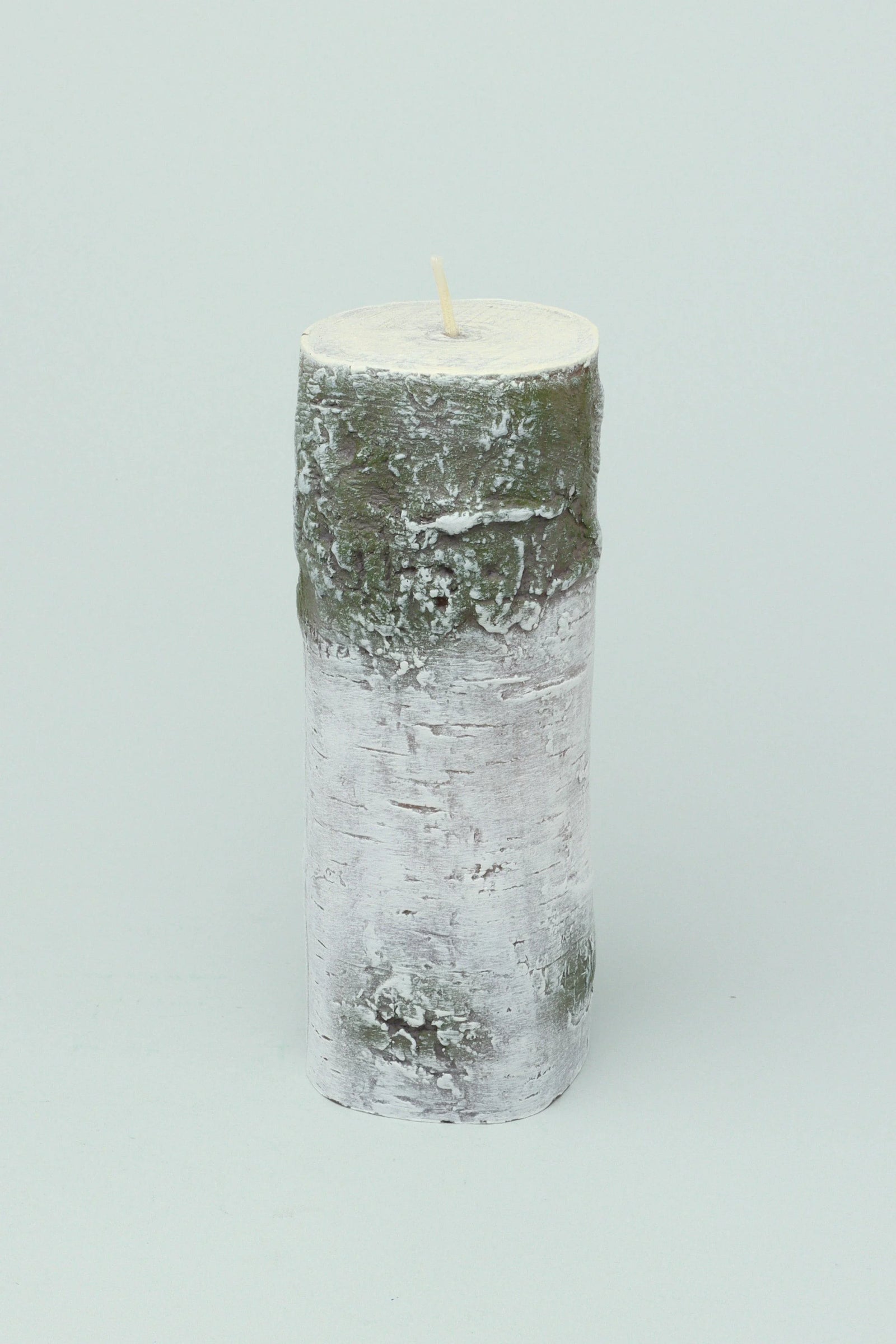 Scandinavian Birch Tree Hand-Finished Pillar Candle — alternate view, G Decor