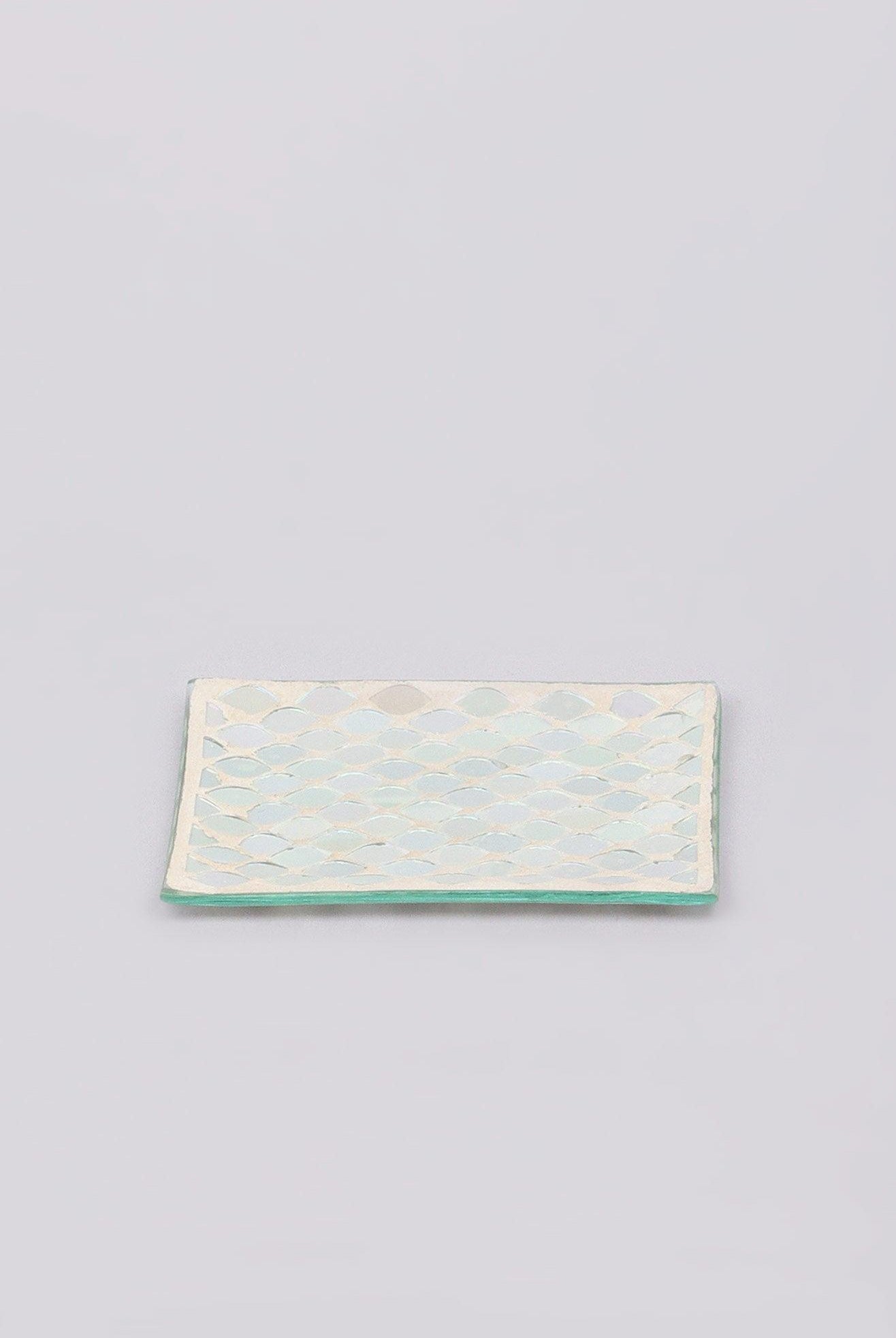 Set of 3 Pieces Verona Glass Mosaic Mermaid Bathroom Set - G Decor