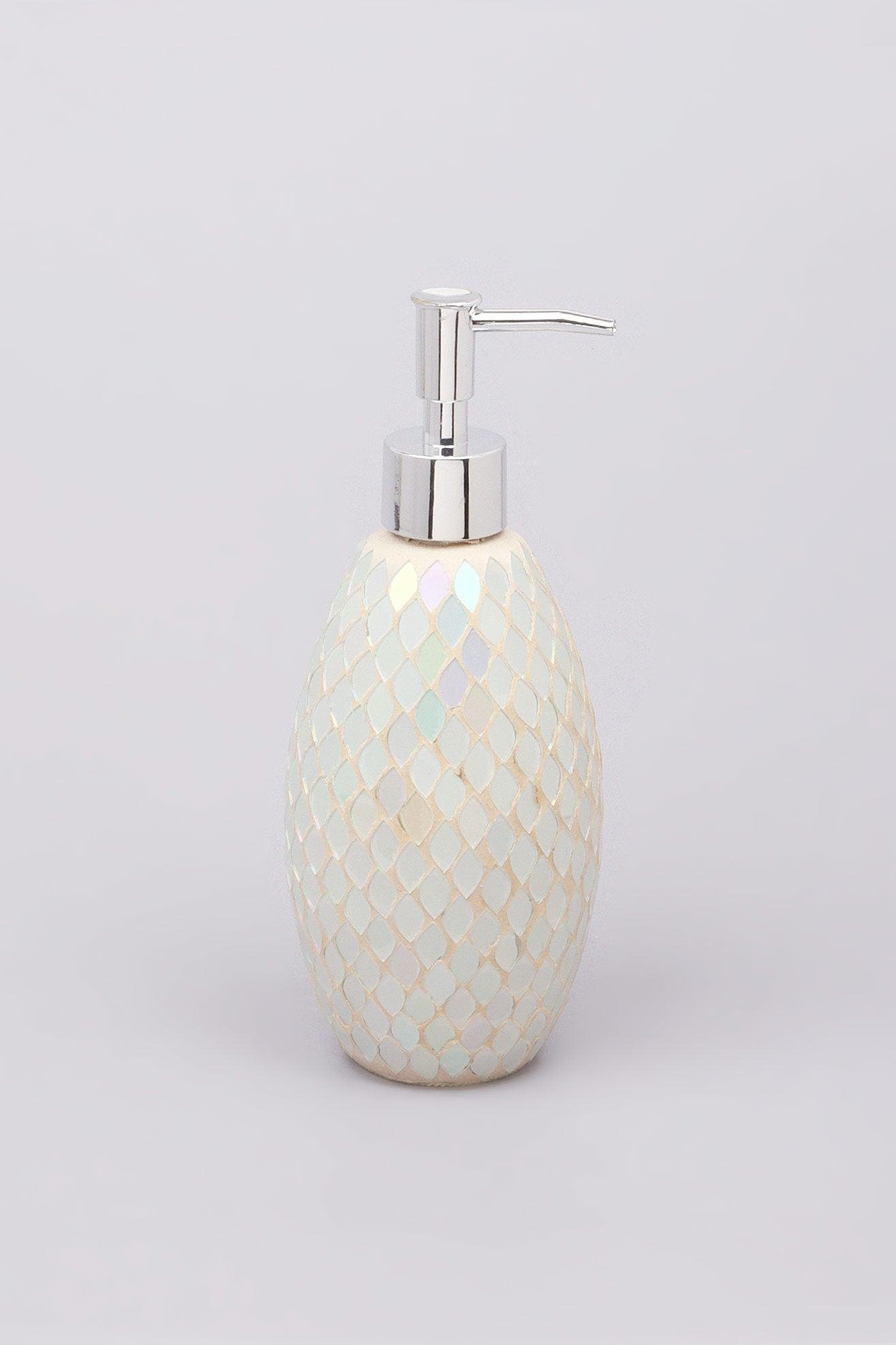 Set of 3 Pieces Verona Glass Mosaic Mermaid Bathroom Set - G Decor