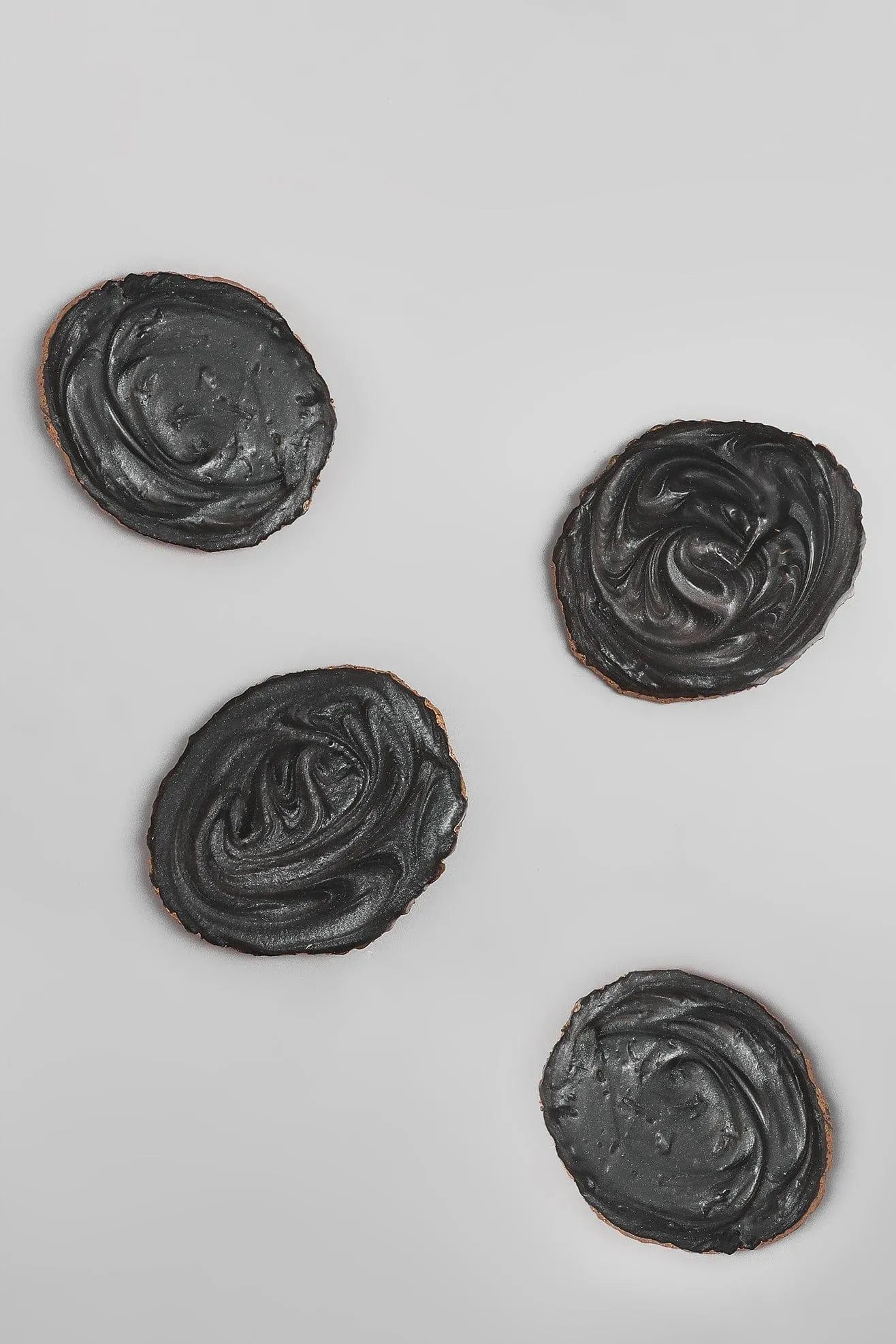 Black Agate Coasters Set of 4 with Holder — view 5, G Decor