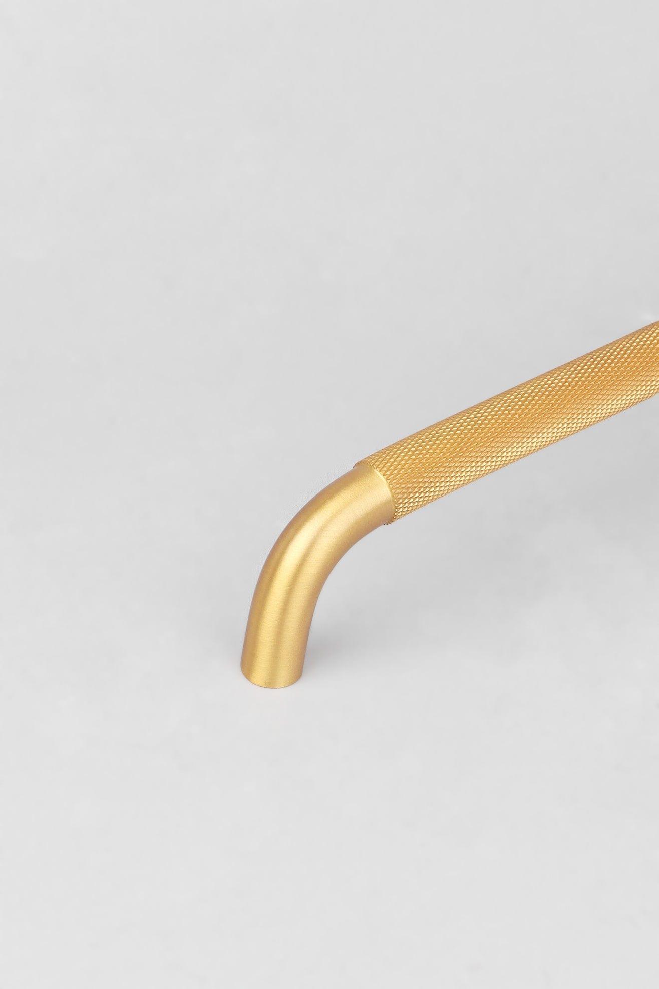 Solid Brass Knurled D Handle Satin Matt Finish - G Decor