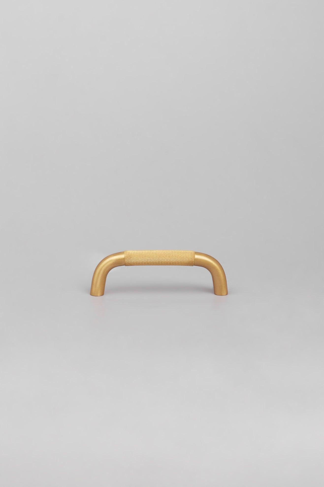 Solid Brass Knurled D Handle Satin Matt Finish - G Decor