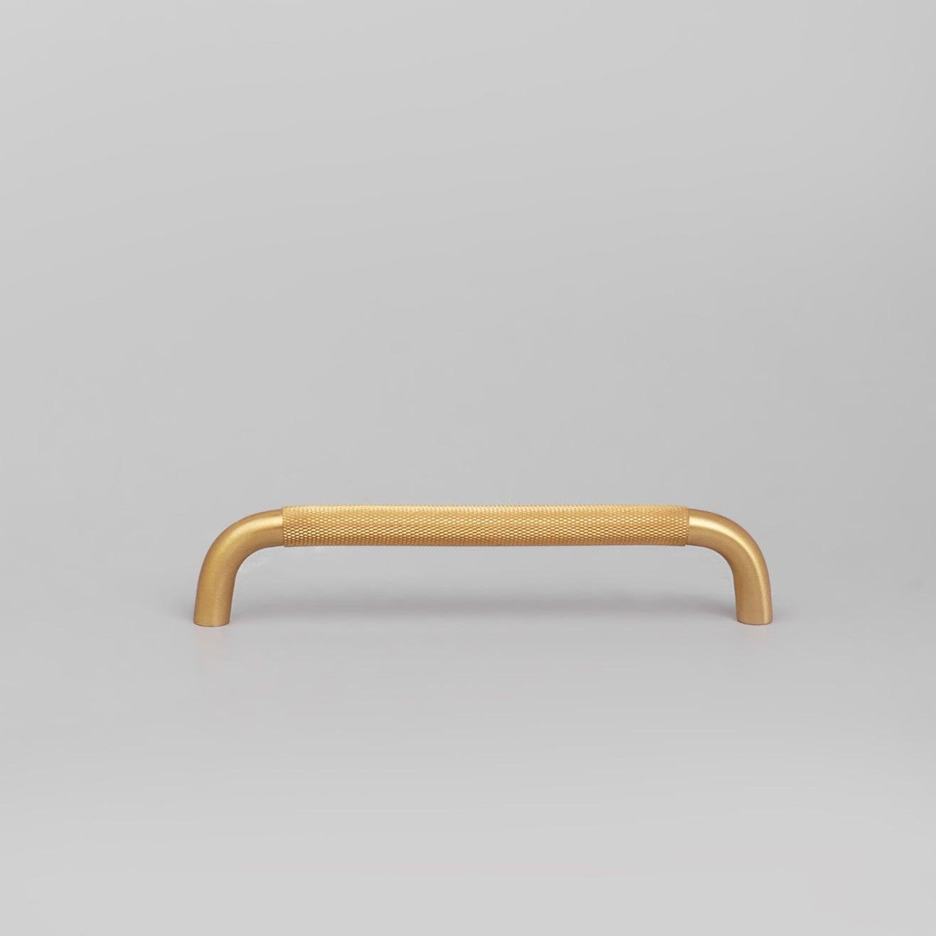 Solid Brass Knurled D Handle Satin Matt Finish - G Decor