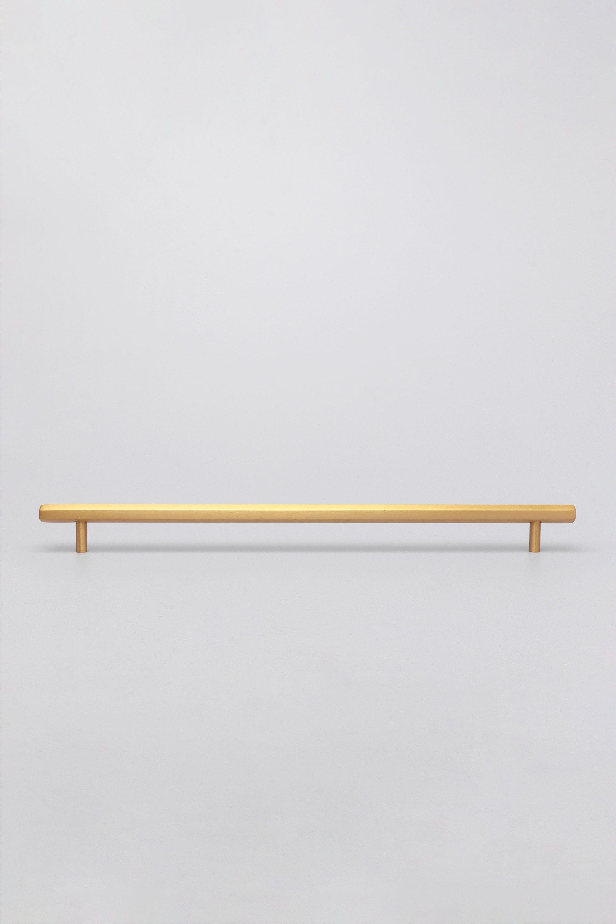 Solid Brass Knurled Hexa T Bar Handles Satin Matt Finish - G Decor