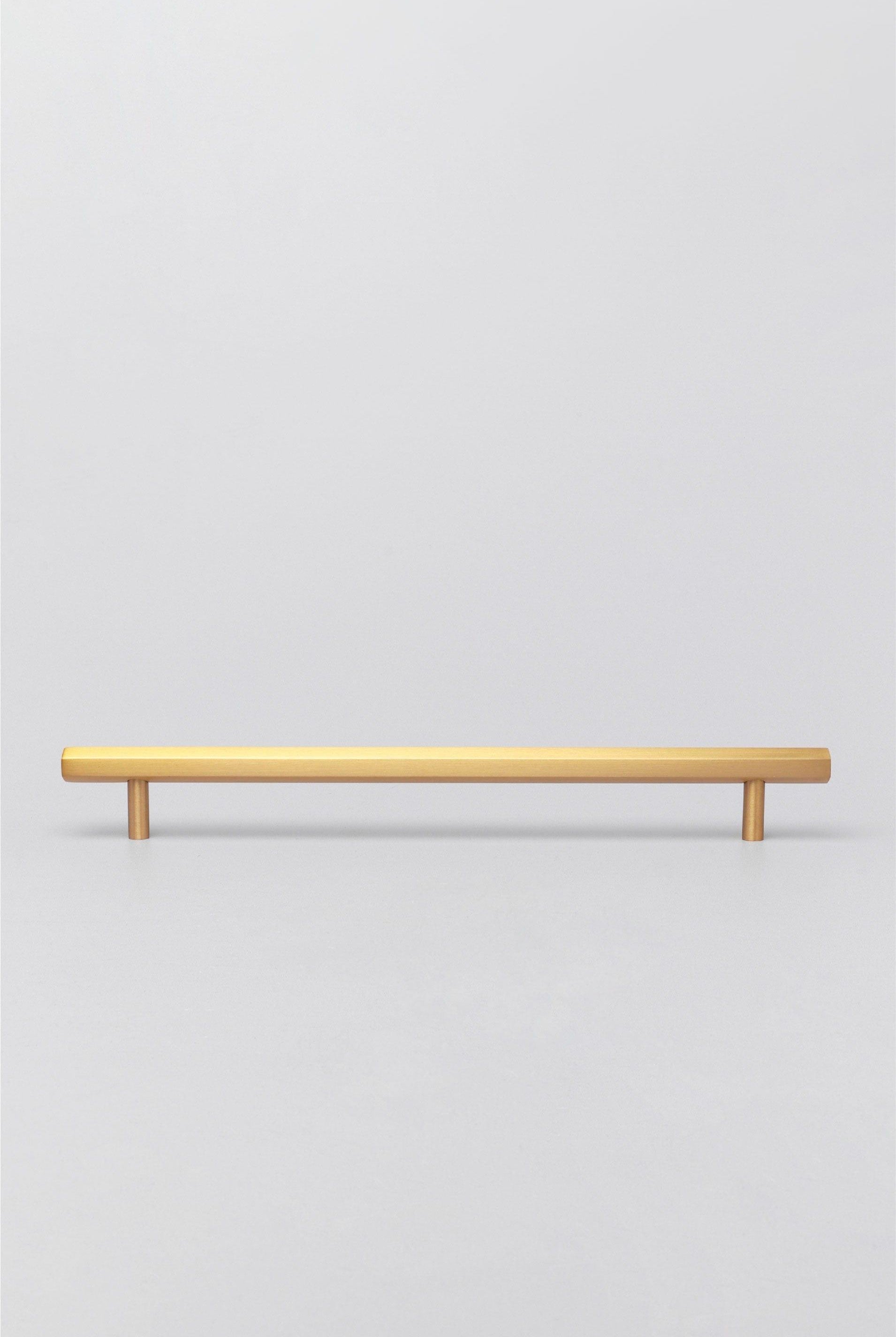 Solid Brass Knurled Hexa T Bar Handles Satin Matt Finish - G Decor