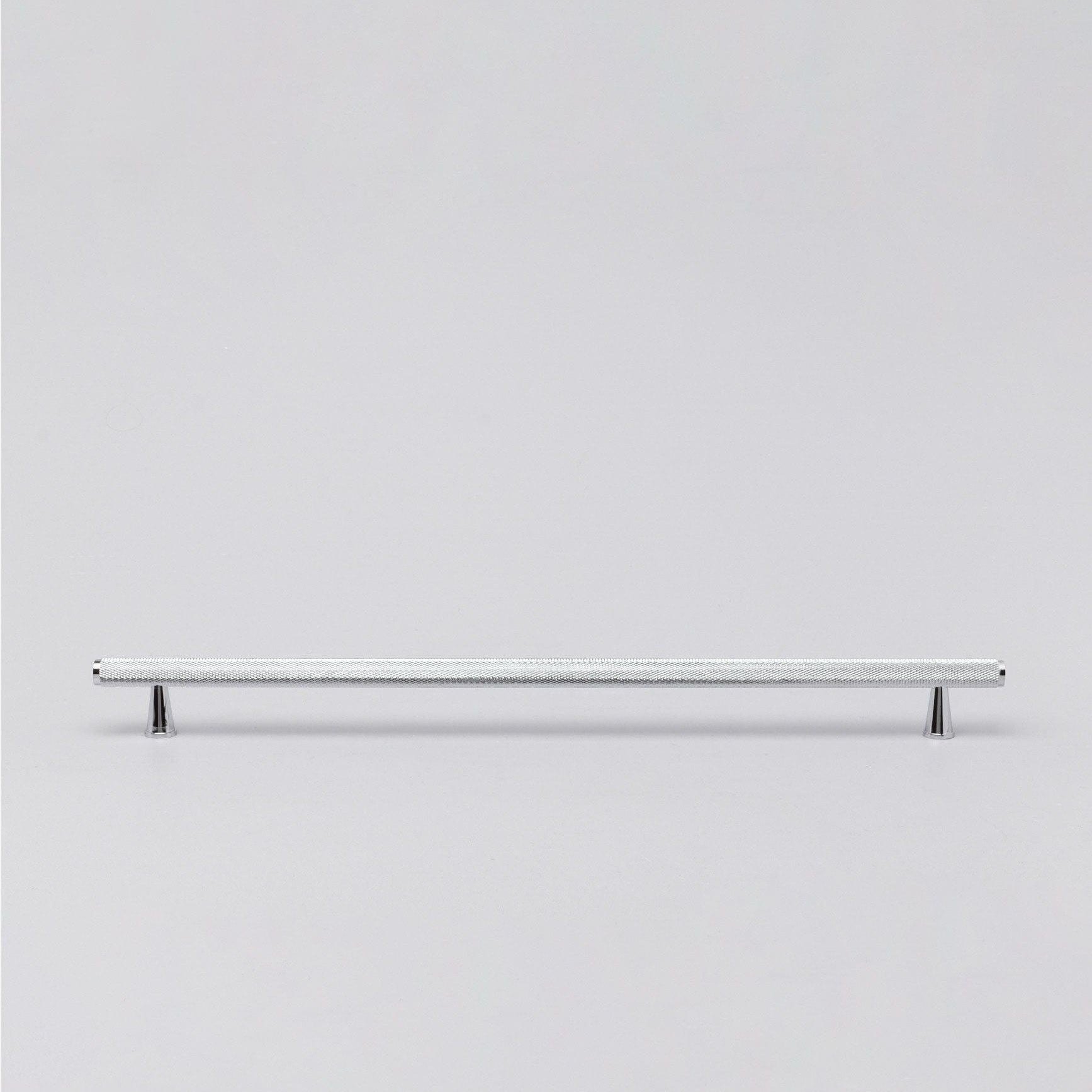 Solid Chrome Matt Knurled T Bar Kitchen Silver Cupboard Handles - G Decor