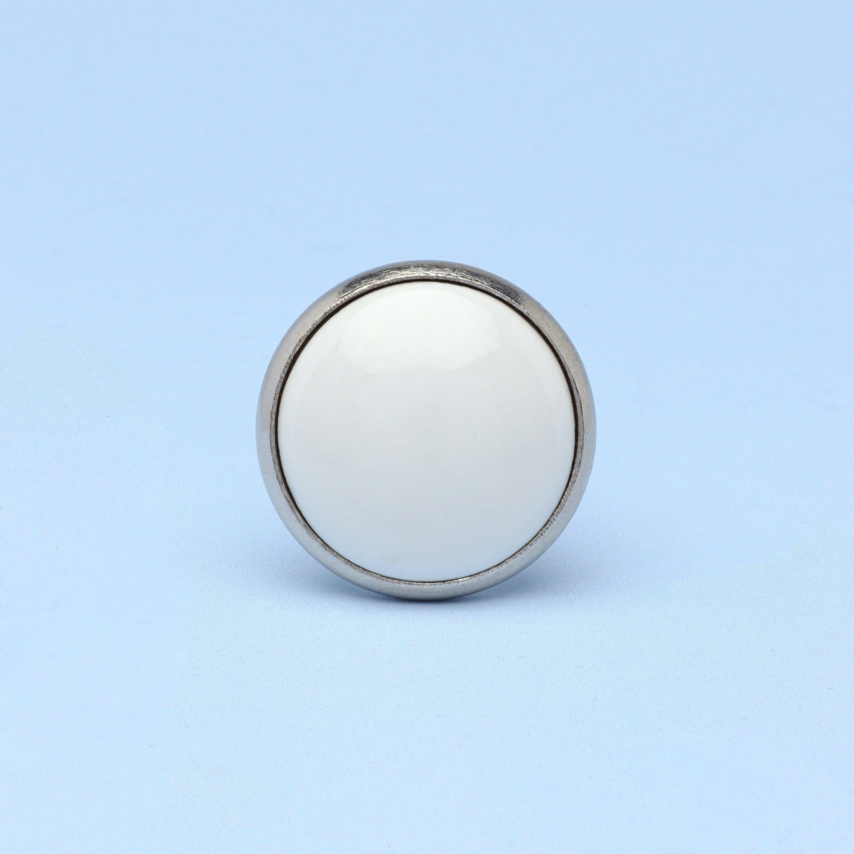 Stylish Ceramic and Metal Door Knob & Handle - G Decor