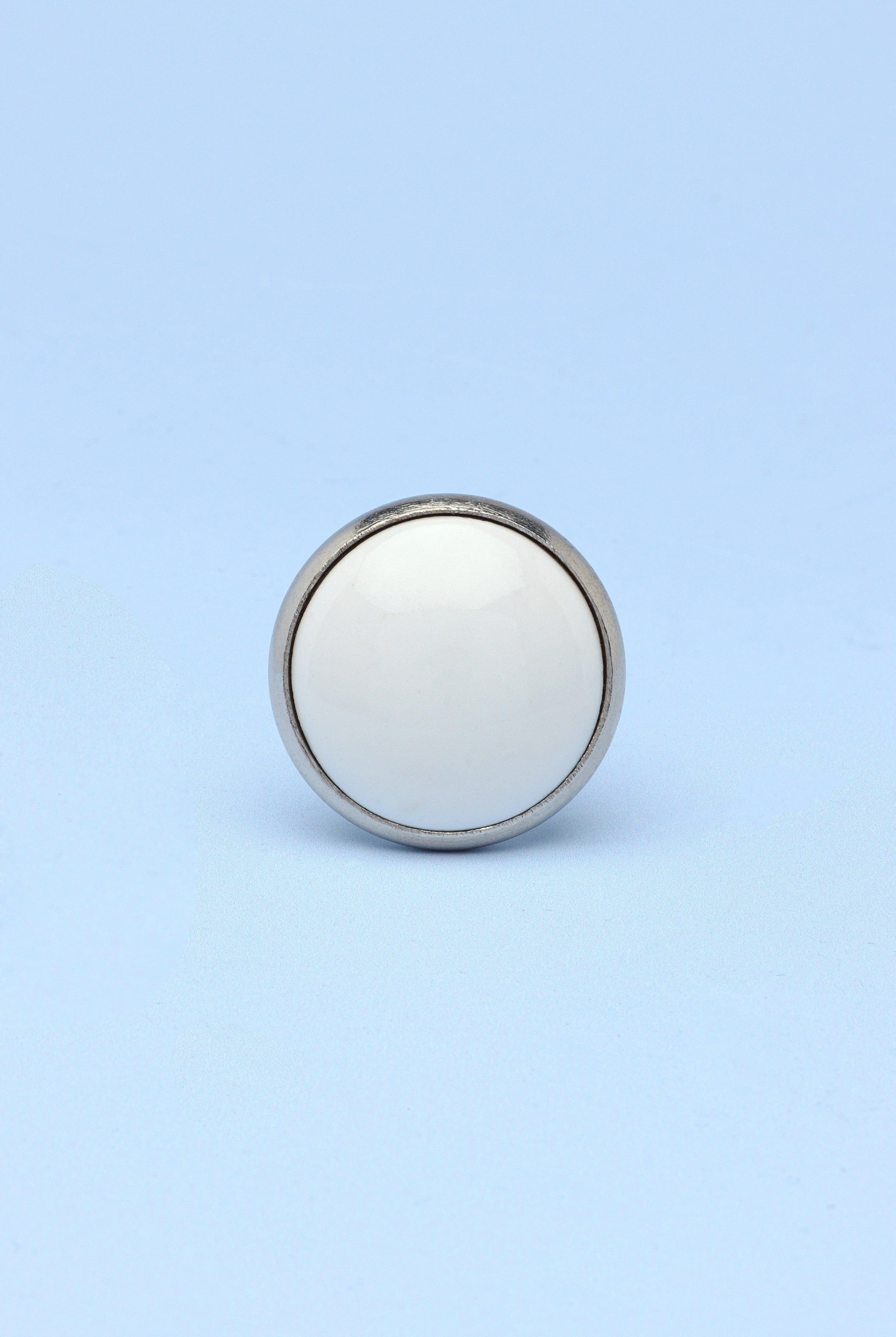 Stylish Ceramic and Metal Door Knob & Handle - G Decor